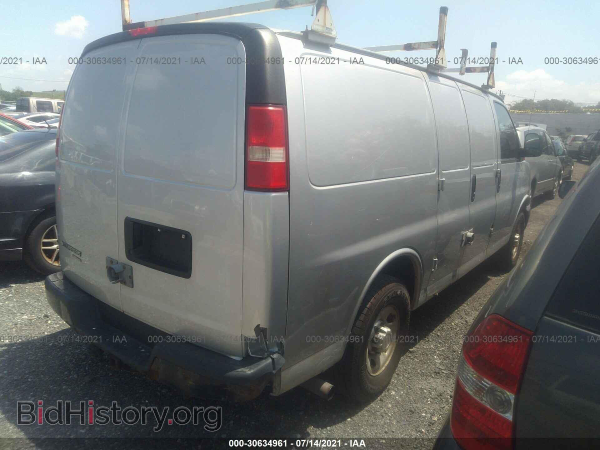 2013 CHEVROLET EXPRESS CARGO VAN - VIN: 1GCZGTCA9D1127340 - Фото 4