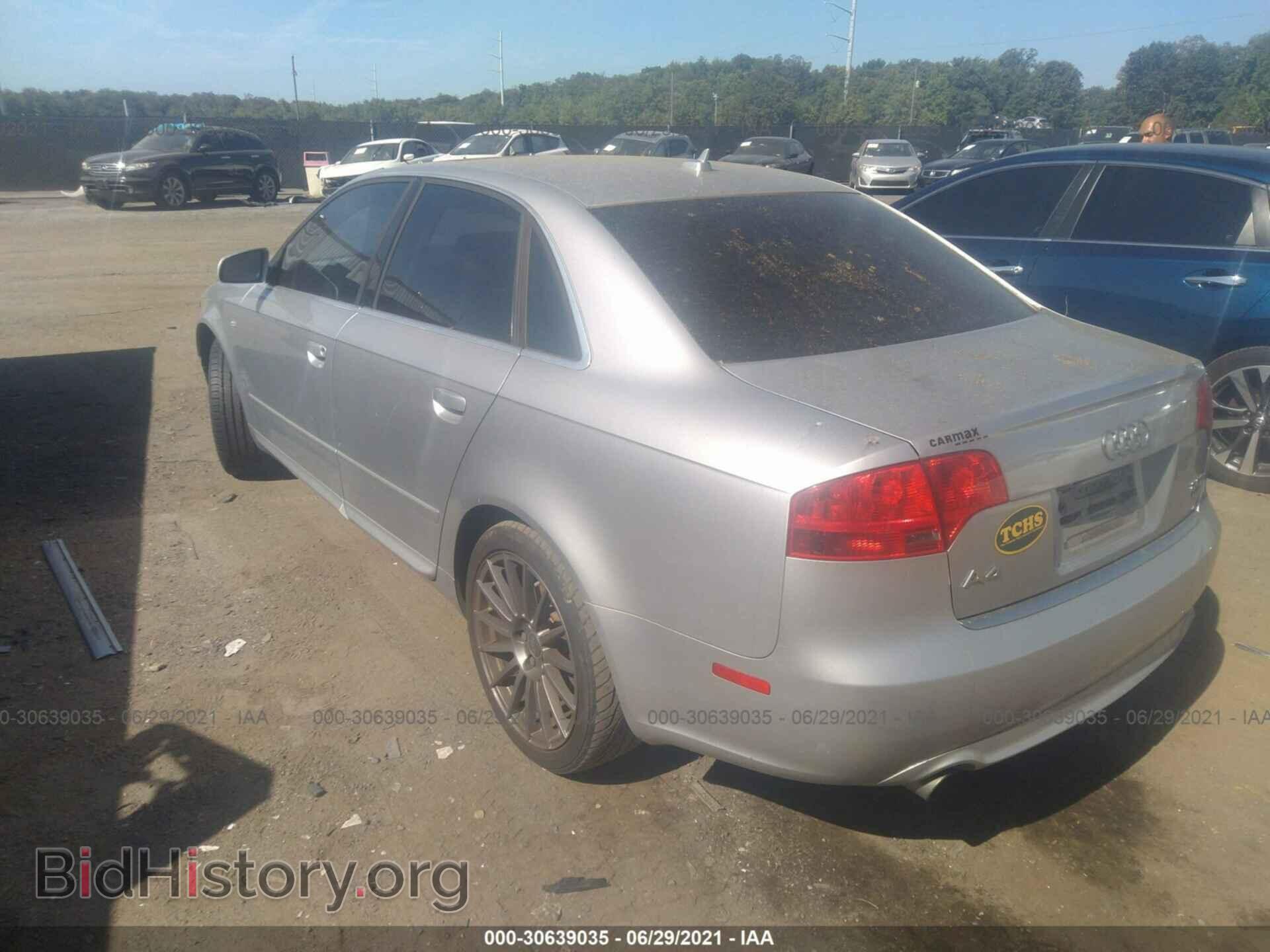 2008 AUDI A4 - VIN: WAUDF78E98A006925 - Фото 3