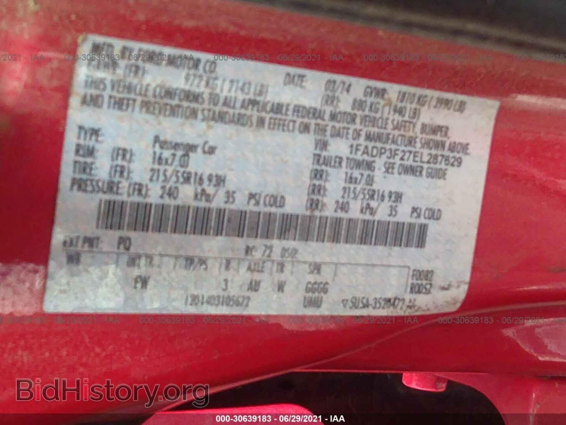 2014 FORD FOCUS - VIN: 1FADP3F27EL287629 - Photo 9