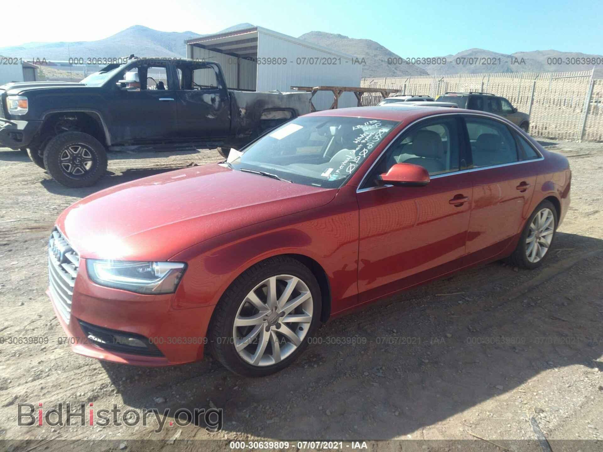 2013 AUDI A4 - VIN: WAUKFAFL0DN038090 - Фото 2