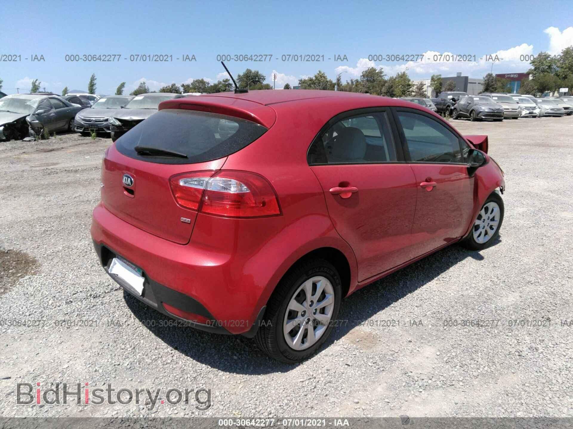 2013 KIA RIO - VIN: KNADM5A35D6241449 - Фото 4