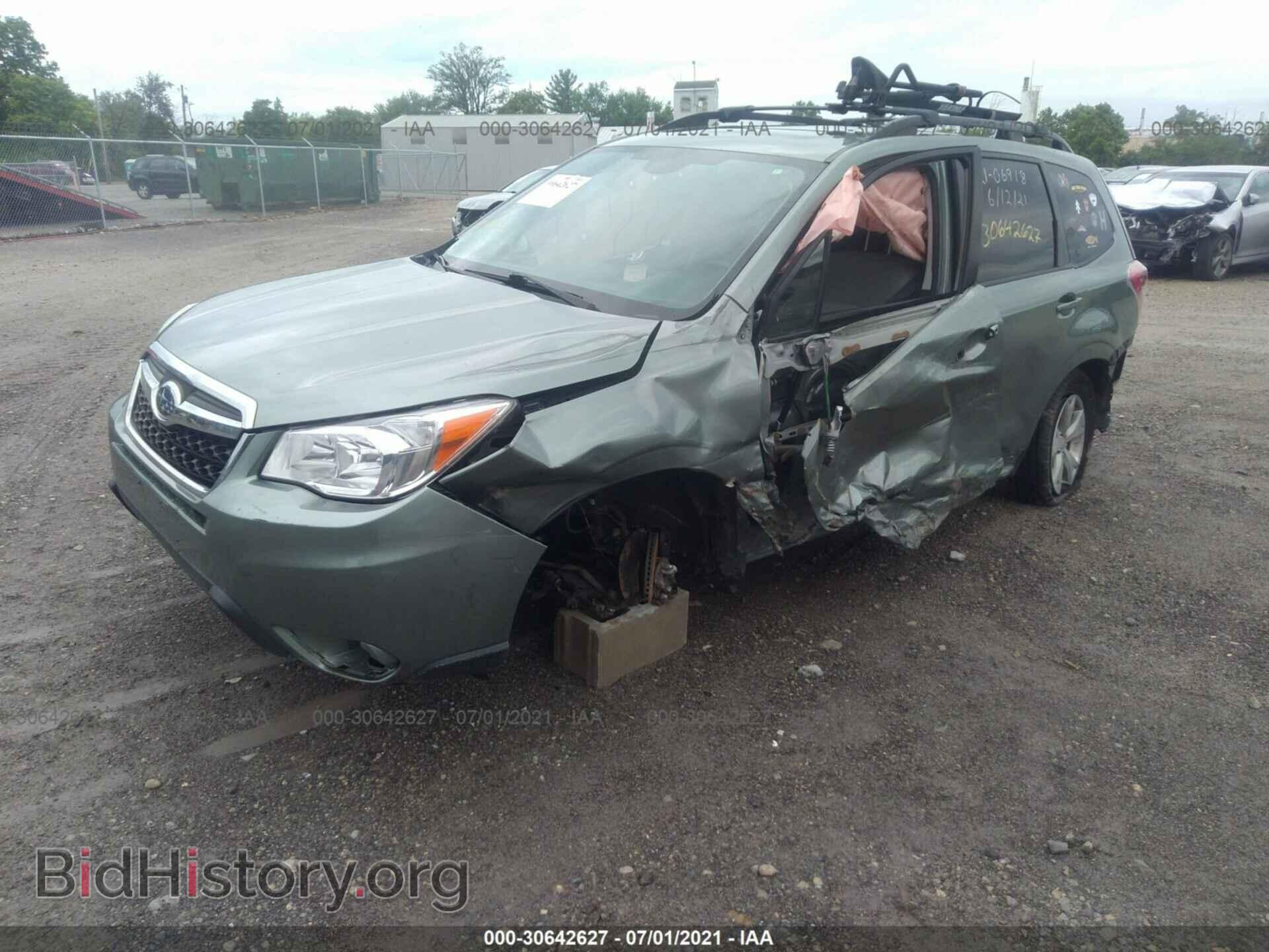2015 SUBARU FORESTER - VIN: JF2SJAFC5FH555194 - Фото 2