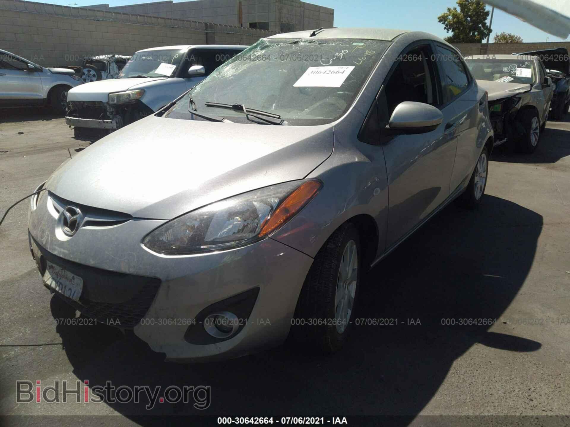 2012 MAZDA MAZDA2 - VIN: JM1DE1LZ6C0139671 - Фото 2
