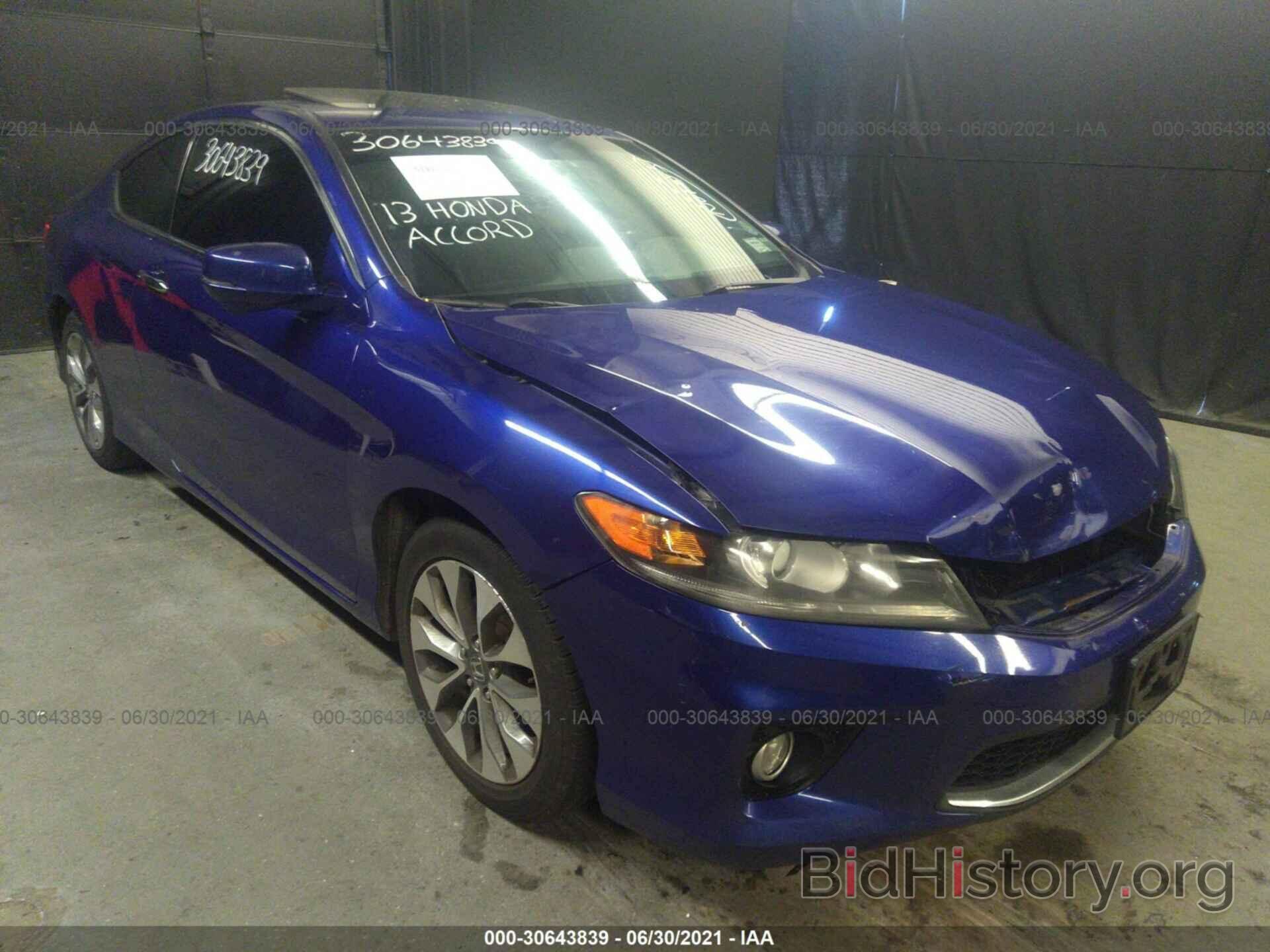 Photo 1HGCT1B84DA001635 - HONDA ACCORD CPE 2013