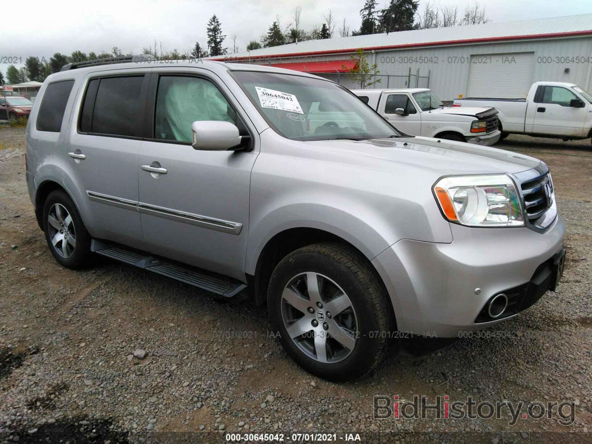 Photo 5FNYF4H90CB022453 - HONDA PILOT 2012