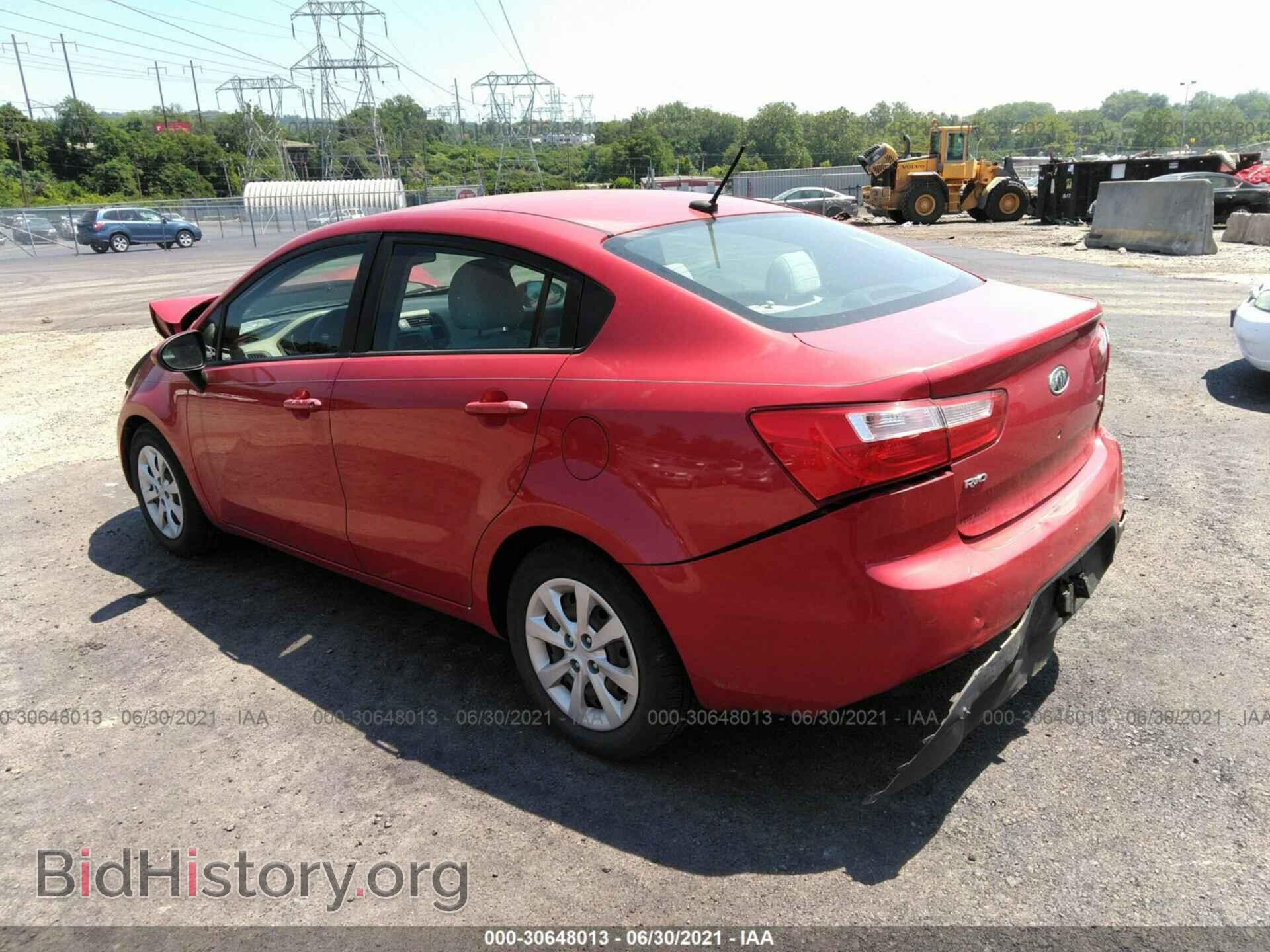 2012 KIA RIO - VIN: KNADM4A32C6051052 - Фото 3