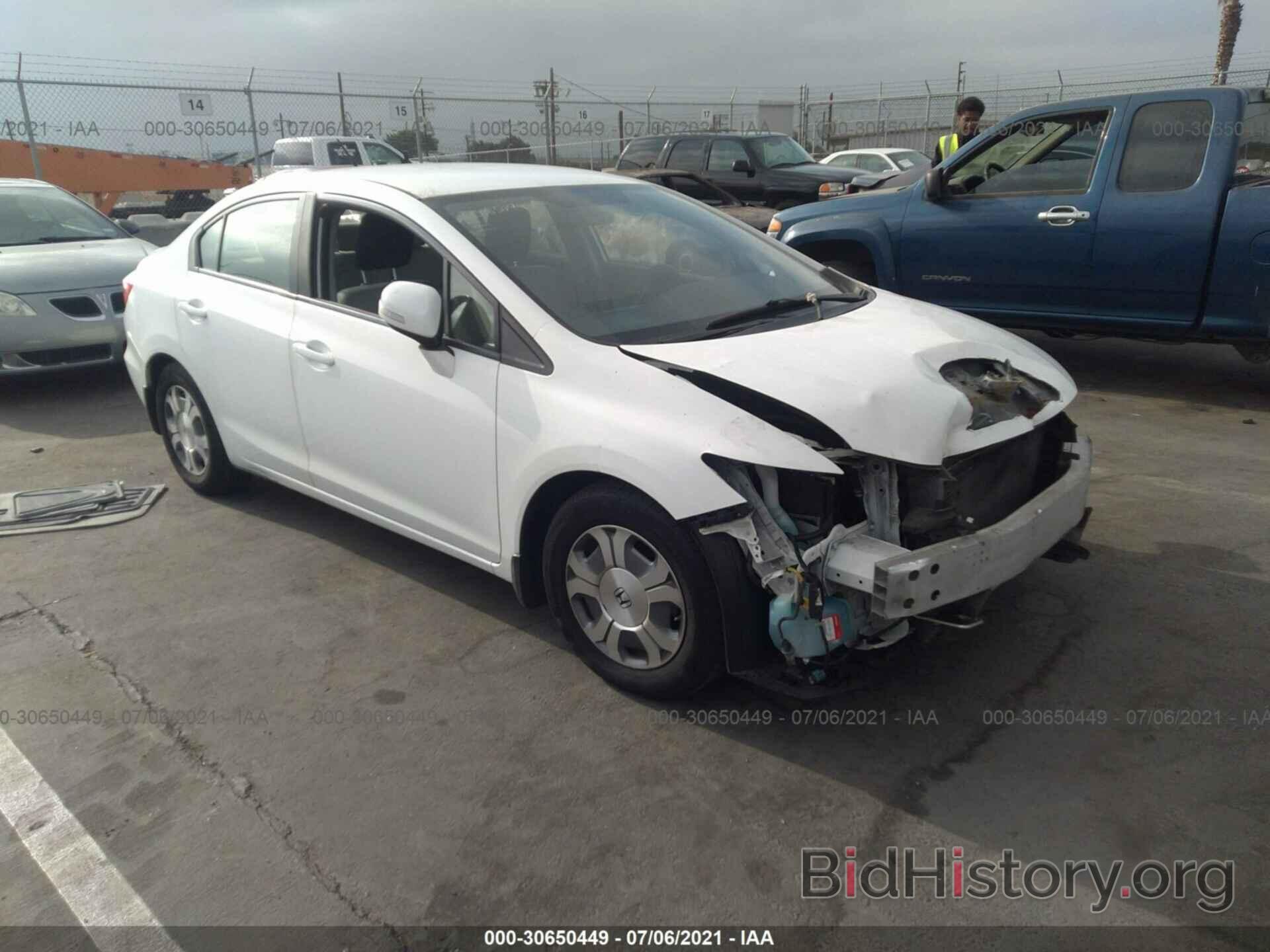 Photo JHMFB4F26CS010673 - HONDA CIVIC HYBRID 2012