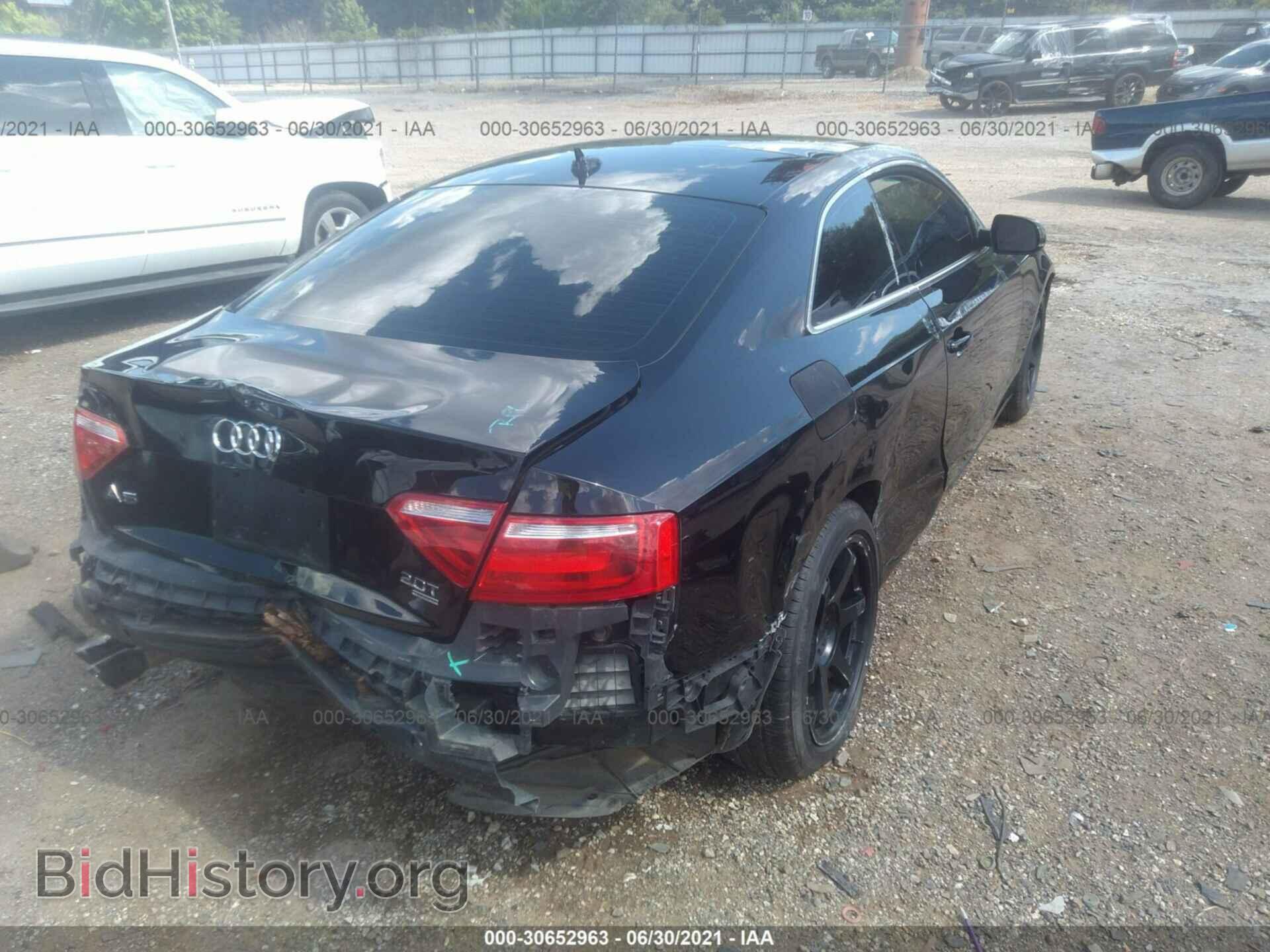 2012 AUDI A5 - VIN: WAUGFAFR5CA004646 - Фото 4