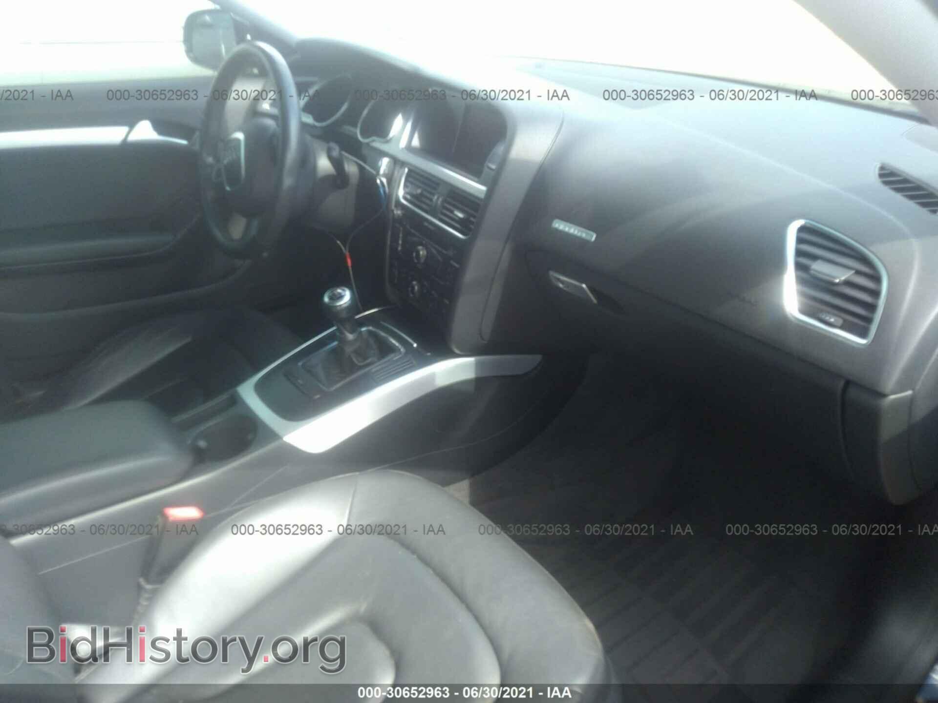 2012 AUDI A5 - VIN: WAUGFAFR5CA004646 - Фото 5