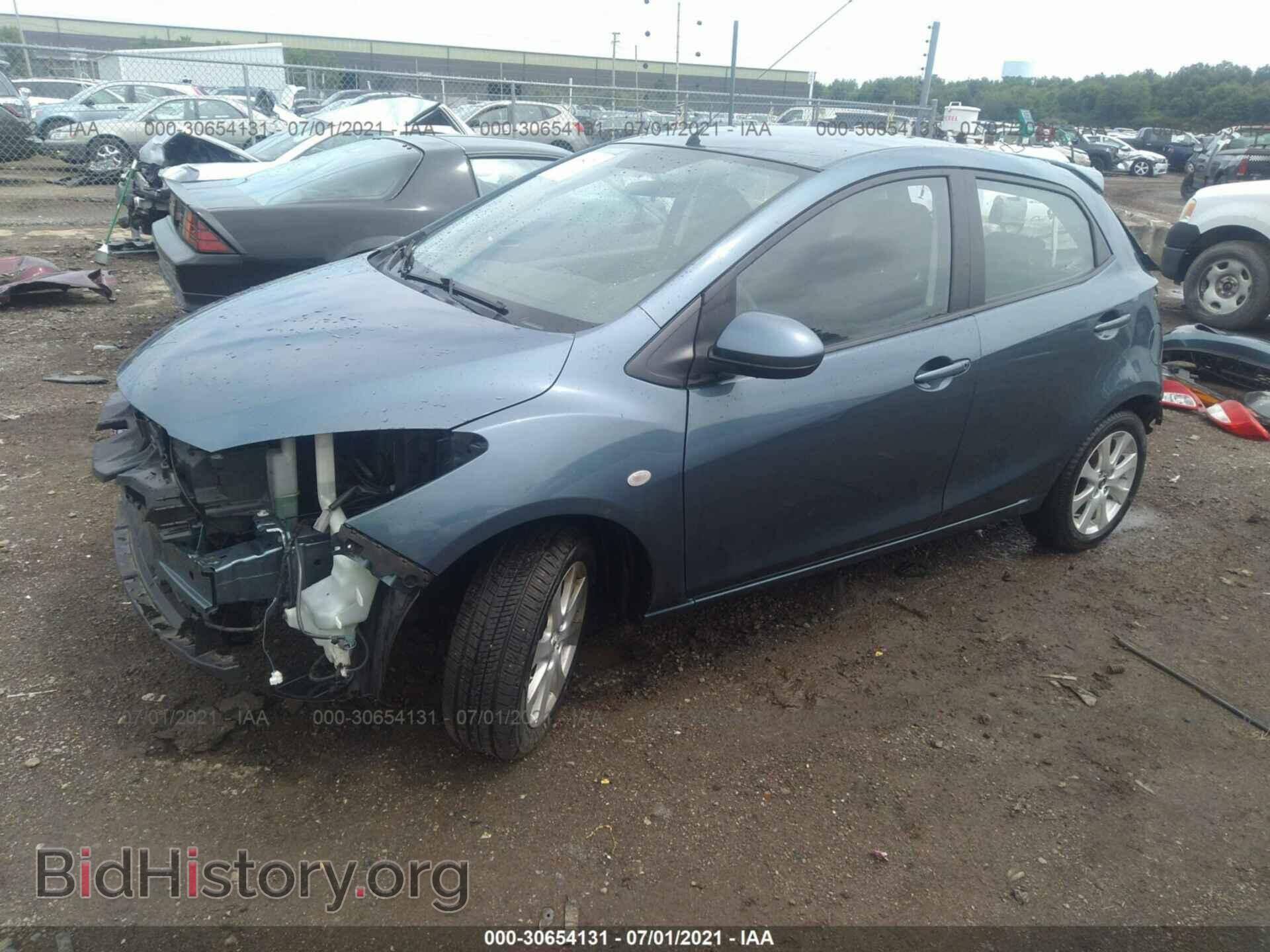 2014 MAZDA MAZDA2 - VIN: JM1DE1LY2E0185878 - Фото 2