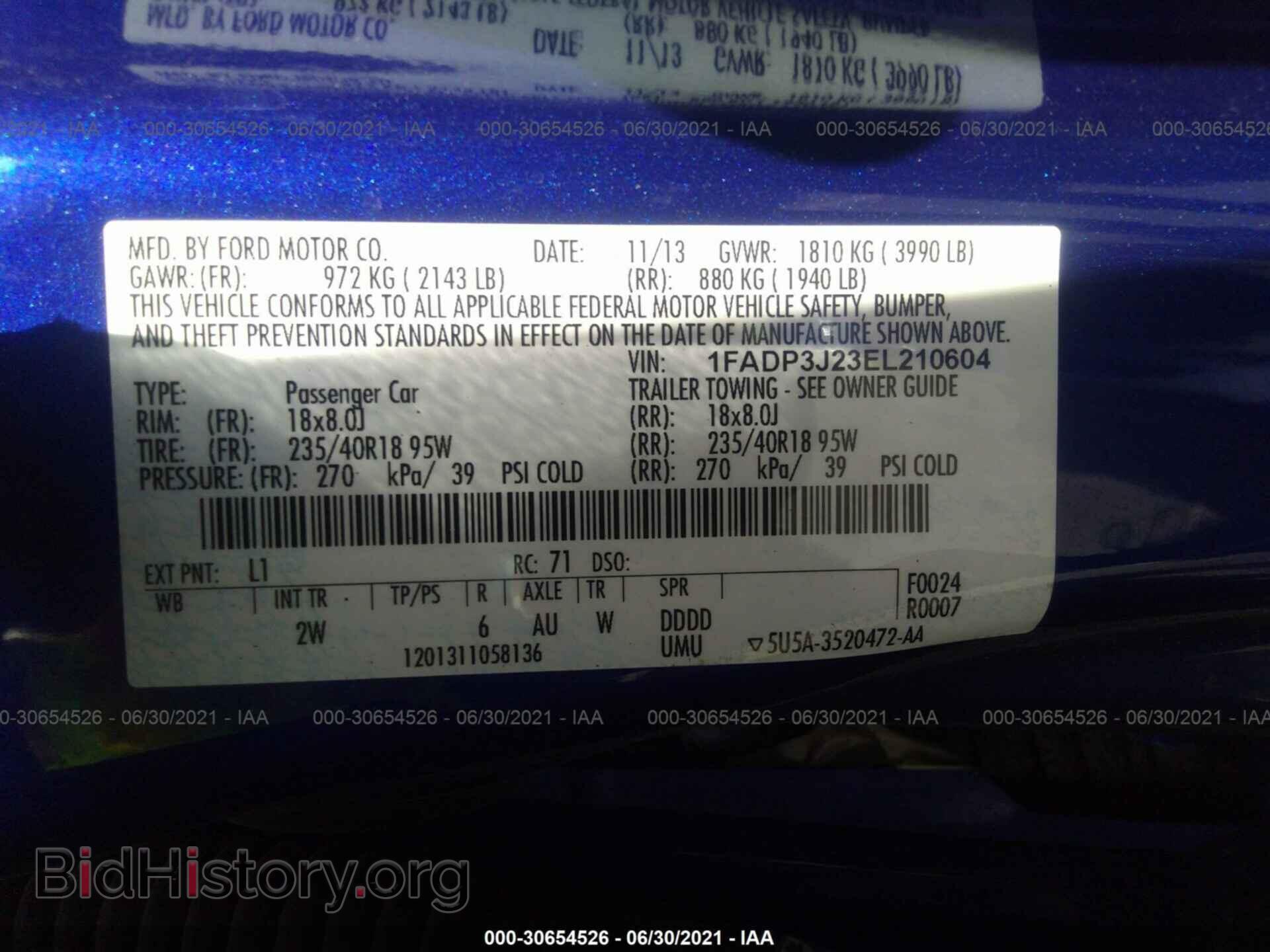 2014 FORD FOCUS - VIN: 1FADP3J23EL210604 - Photo 9