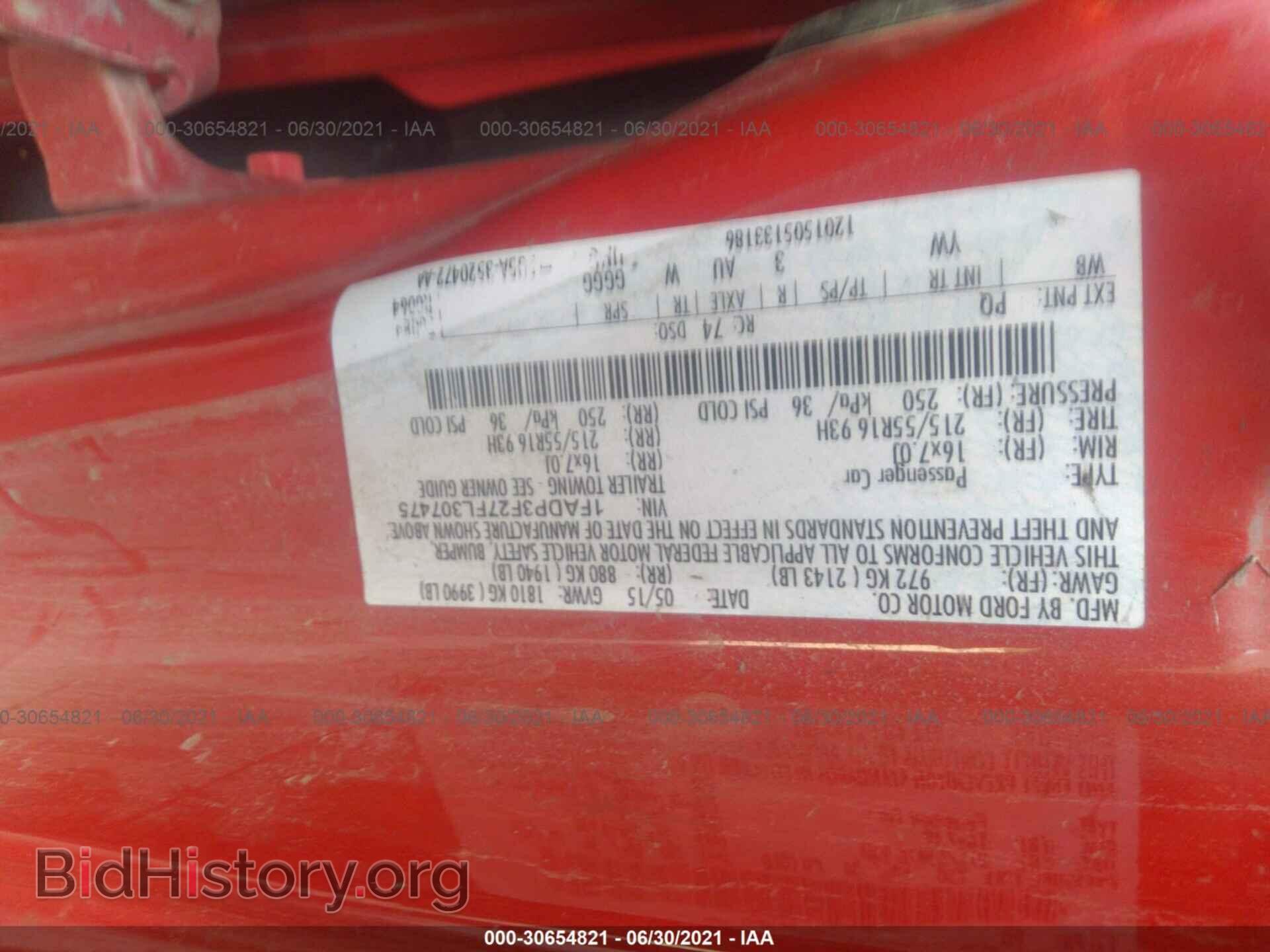 2015 FORD FOCUS - VIN: 1FADP3F27FL307475 - Фото 9