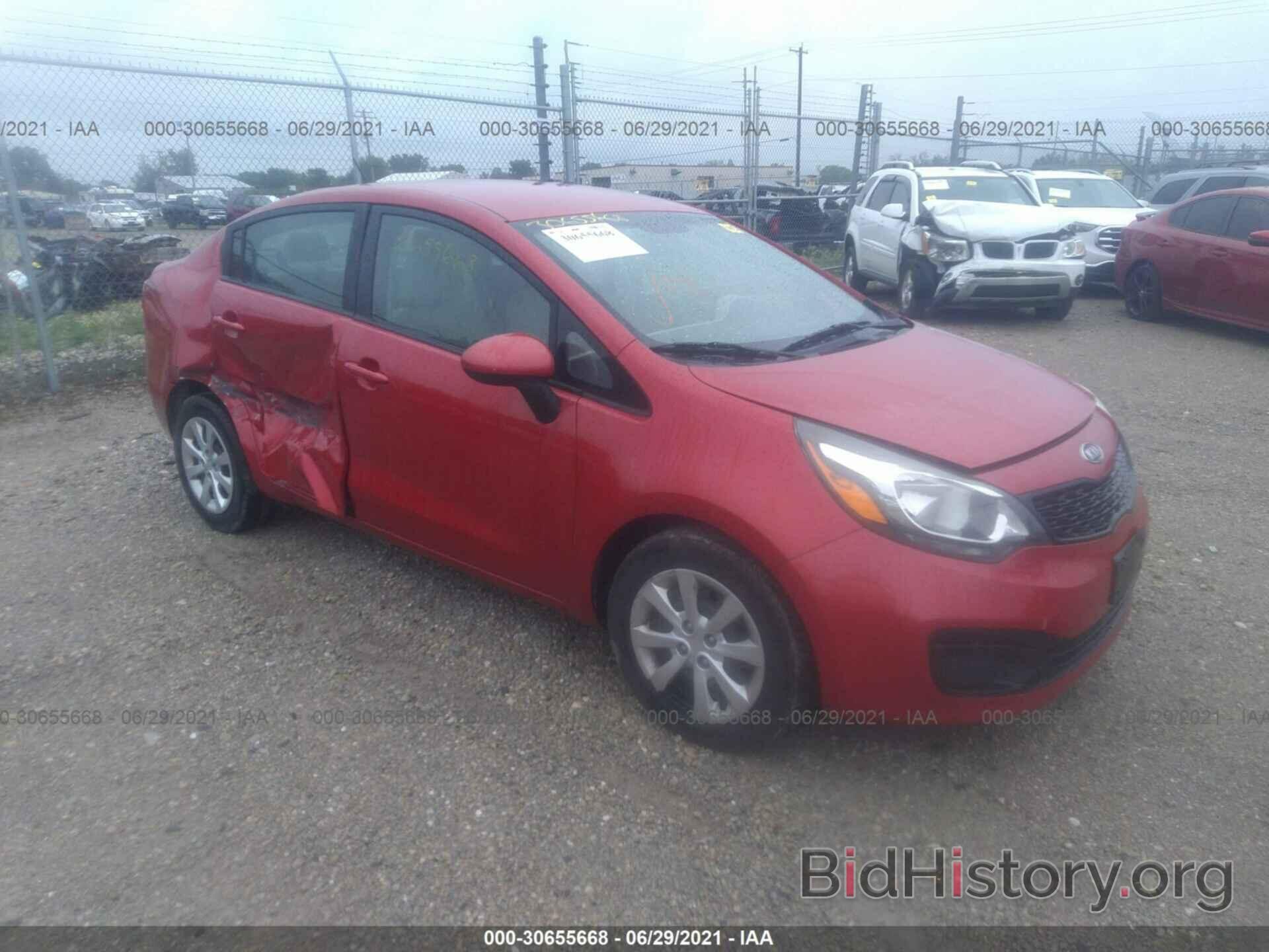 Photo KNADM4A34C6093416 - KIA RIO 2012