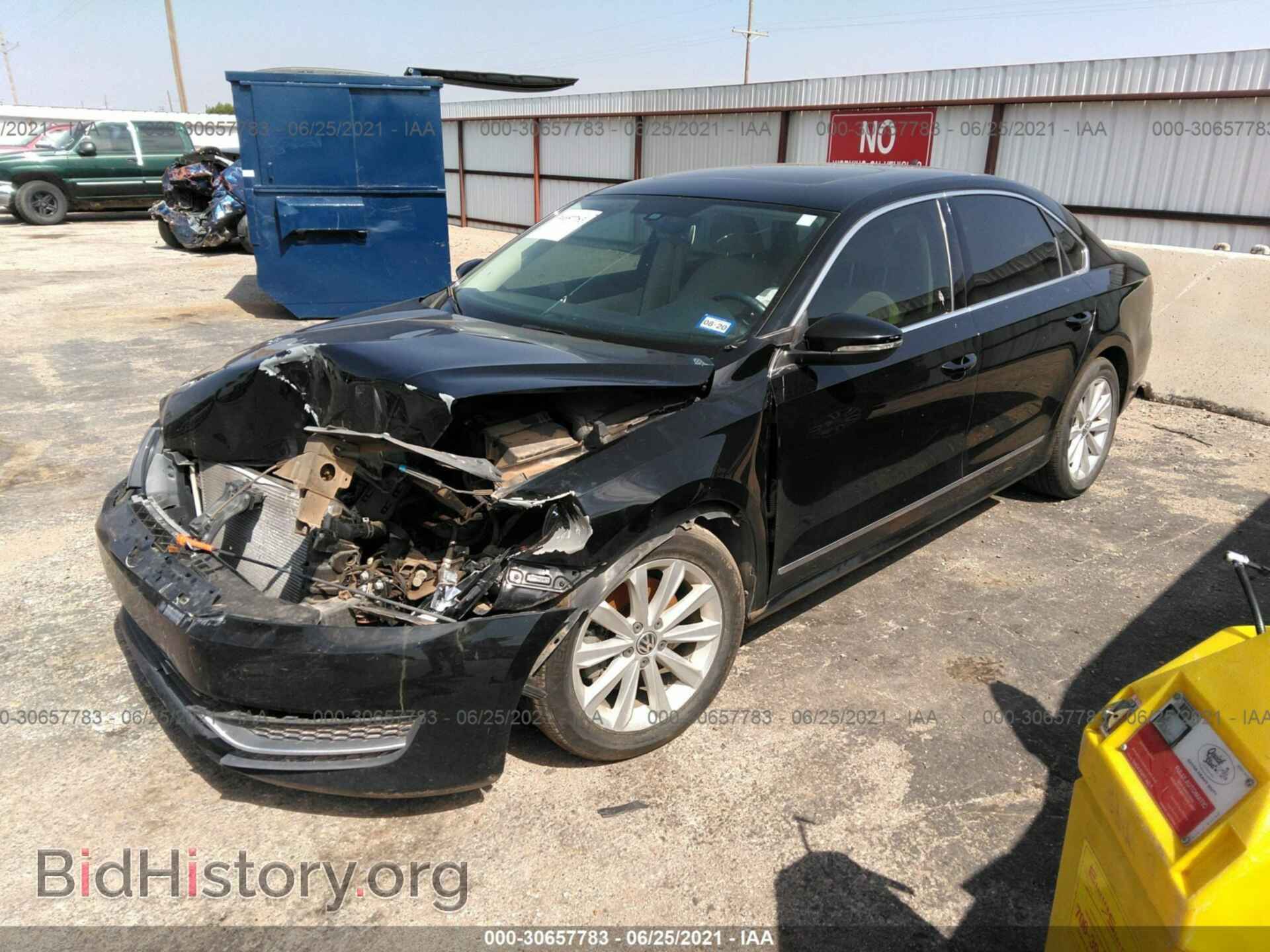 2012 VOLKSWAGEN PASSAT - VIN: 1VWCH7A39CC057420 - Фото 2