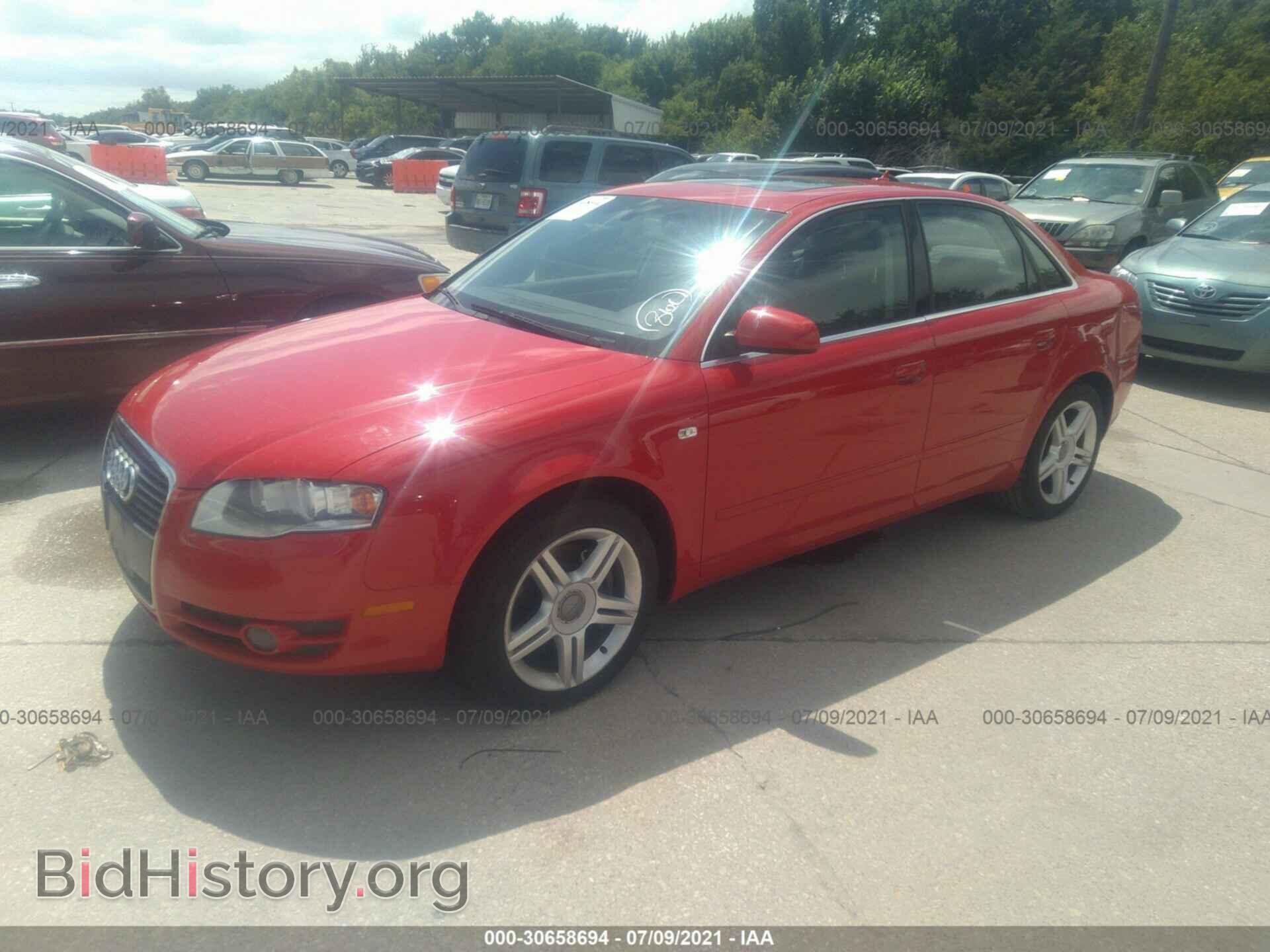2007 AUDI A4 - VIN: WAUAF78E77A090471 - Фото 2