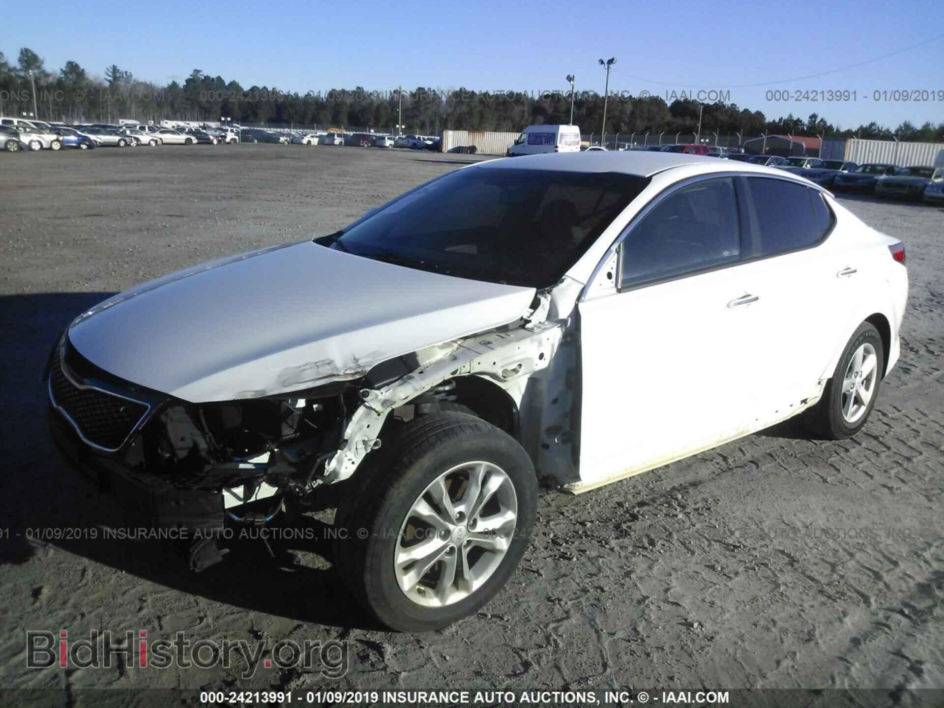 2014 KIA OPTIMA - VIN: KNAGM4A76E5472085 - Фото 2