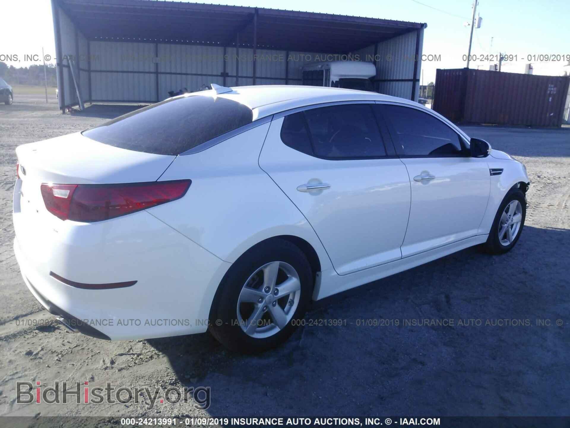 2014 KIA OPTIMA - VIN: KNAGM4A76E5472085 - Фото 4