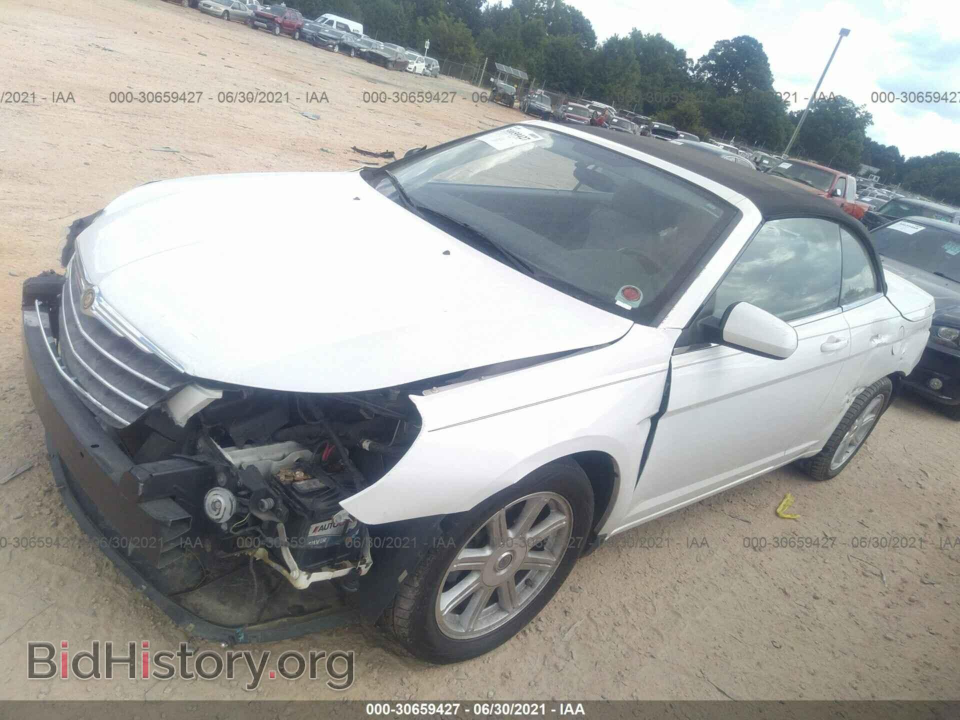 2008 CHRYSLER SEBRING - VIN: 1C3LC55R38N643549 - Фото 2