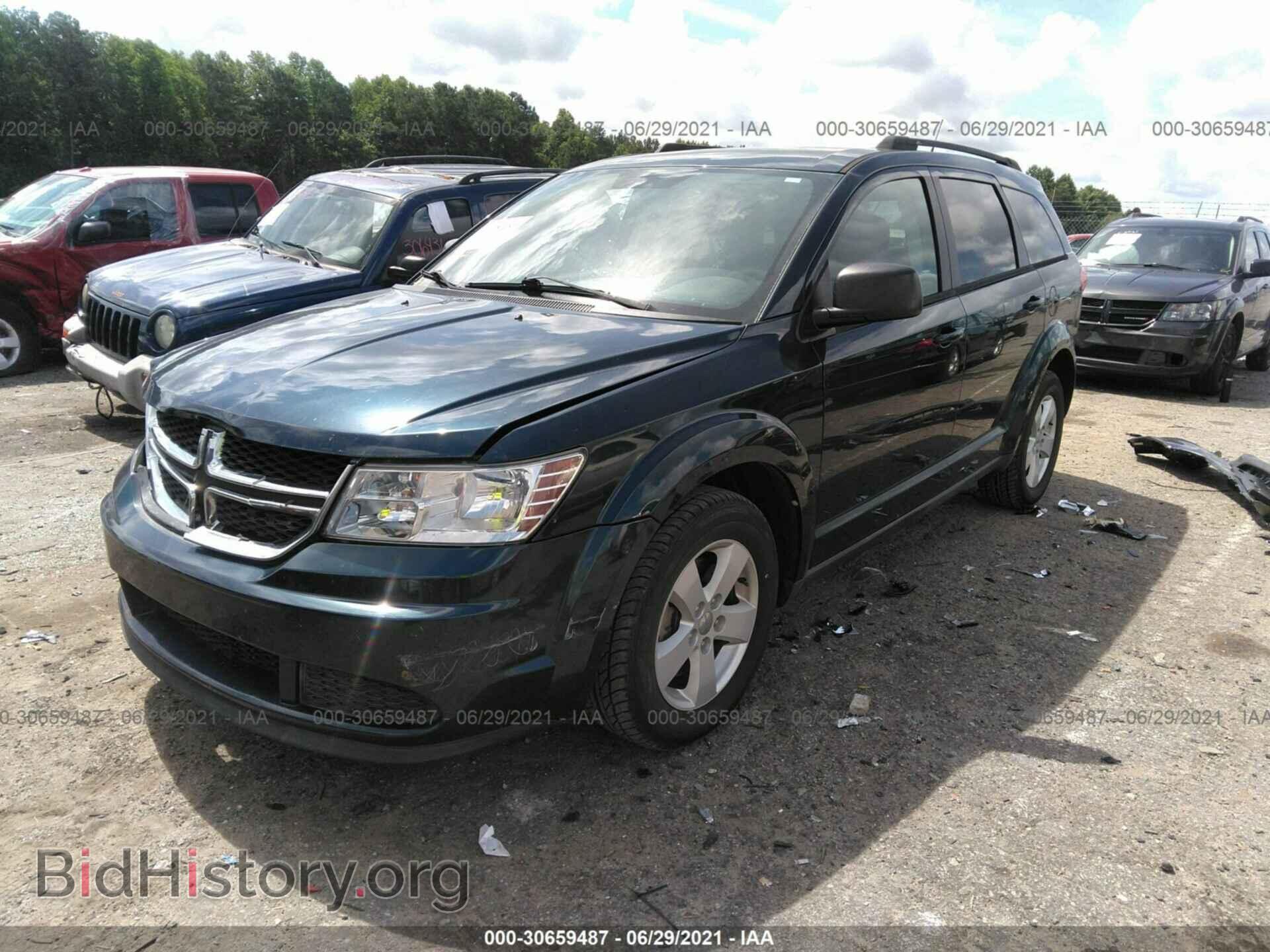 2013 DODGE JOURNEY - VIN: 3C4PDCAB5DT505268 - Фото 2