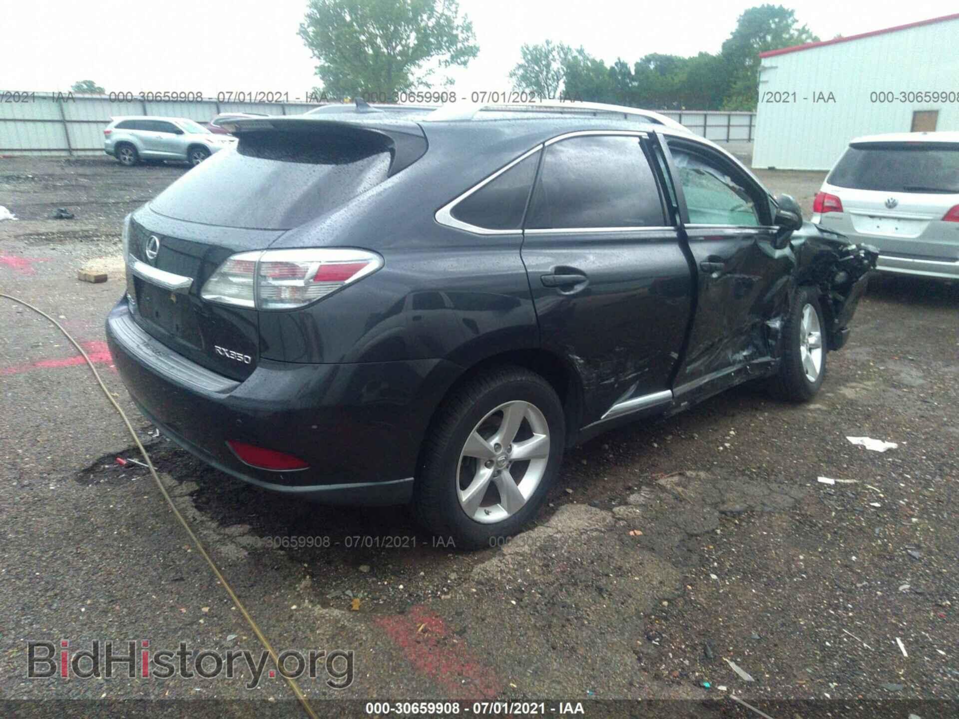 2010 LEXUS RX 350 - VIN: 2T2BK1BA4AC041829 - Фото 4