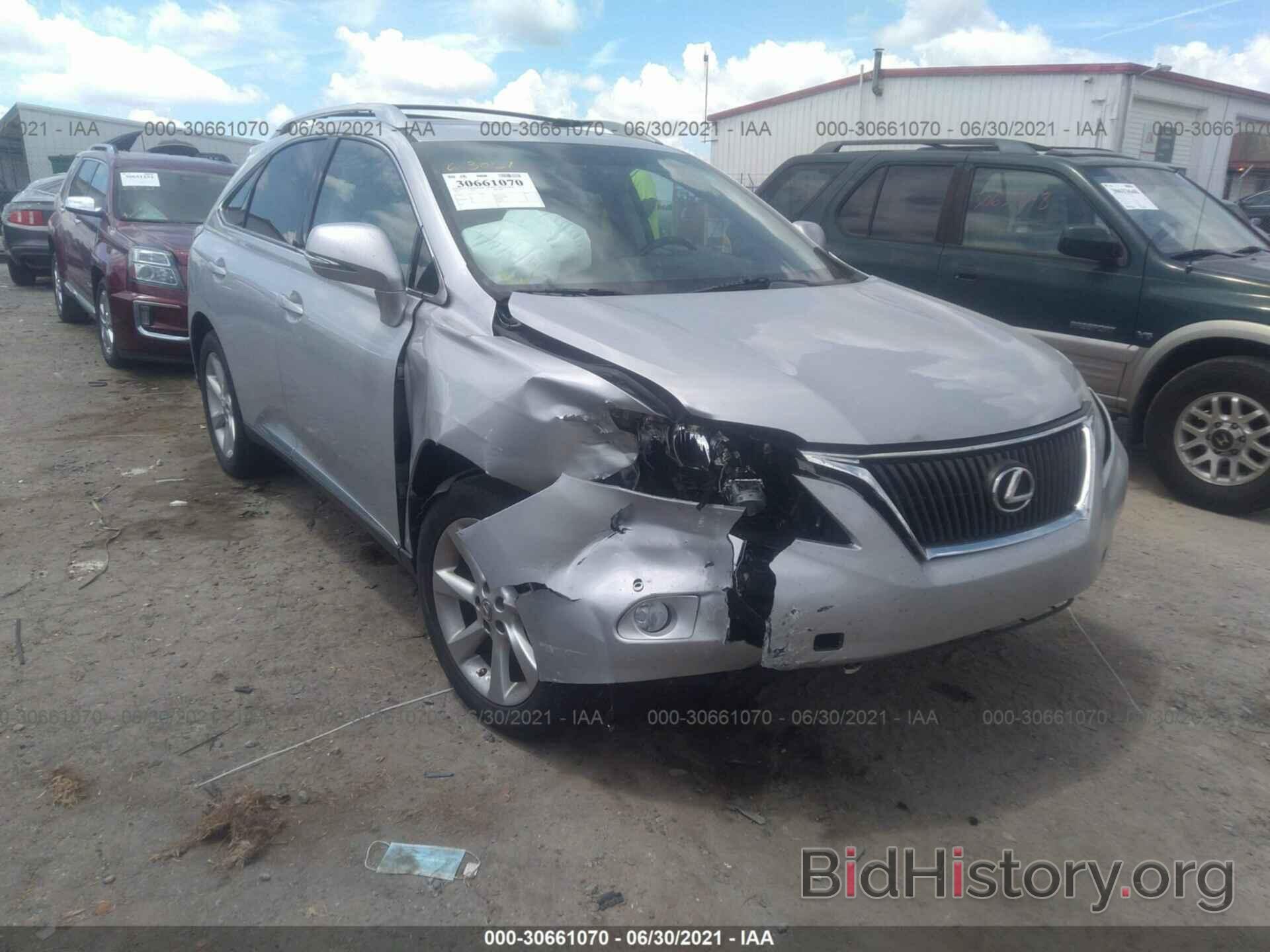 Фотография 2T2BK1BA9AC052583 - LEXUS RX 350 2010