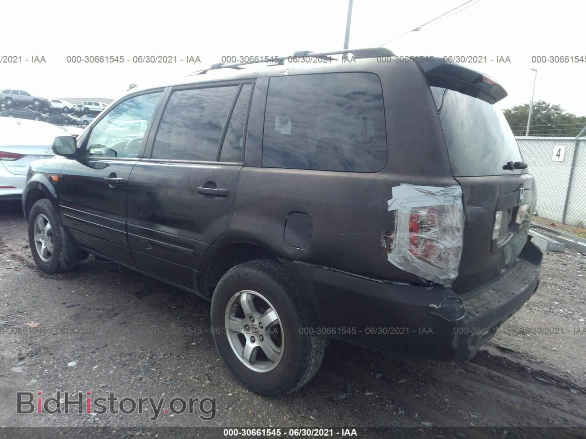 2007 HONDA PILOT - VIN: 2HKYF18657H517257 - Фото 3