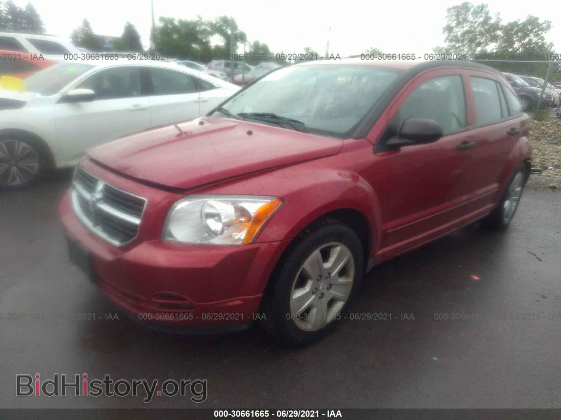2007 DODGE CALIBER - VIN: 1B3HB48B37D408099 - Фото 2