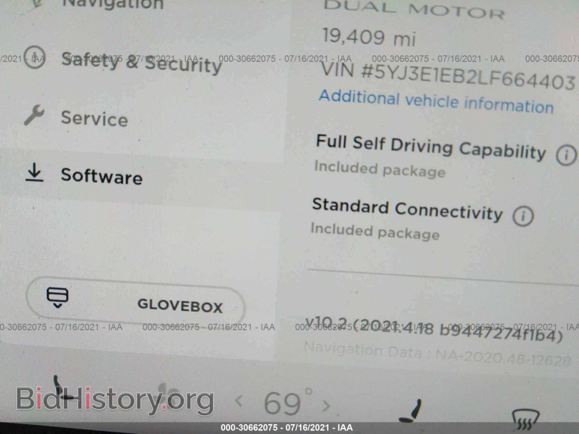 2020 TESLA MODEL 3 - VIN: 5YJ3E1EB2LF664403 - Photo 7