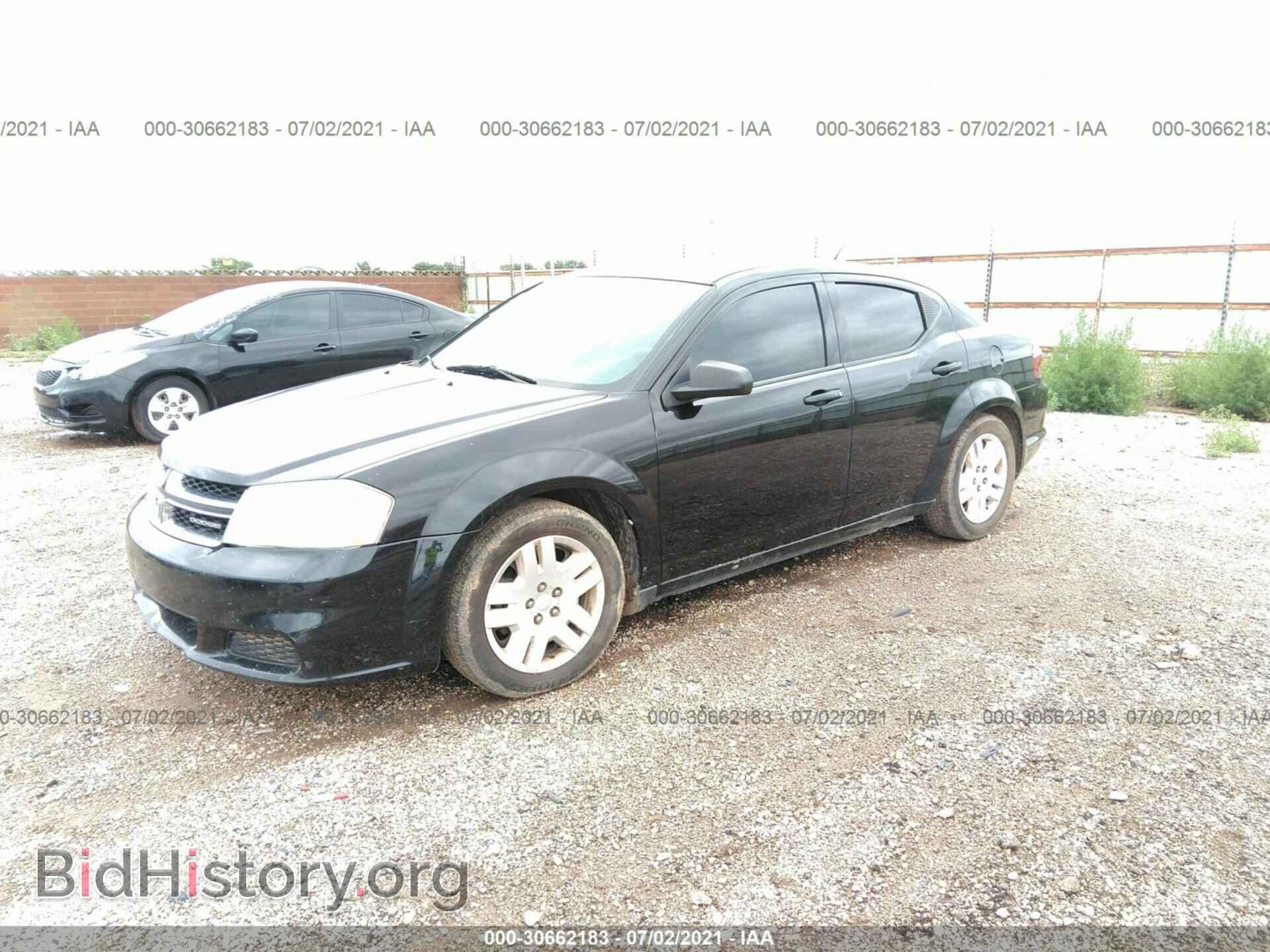 2011 DODGE AVENGER - VIN: 1B3BD4FB9BN564377 - Фото 2