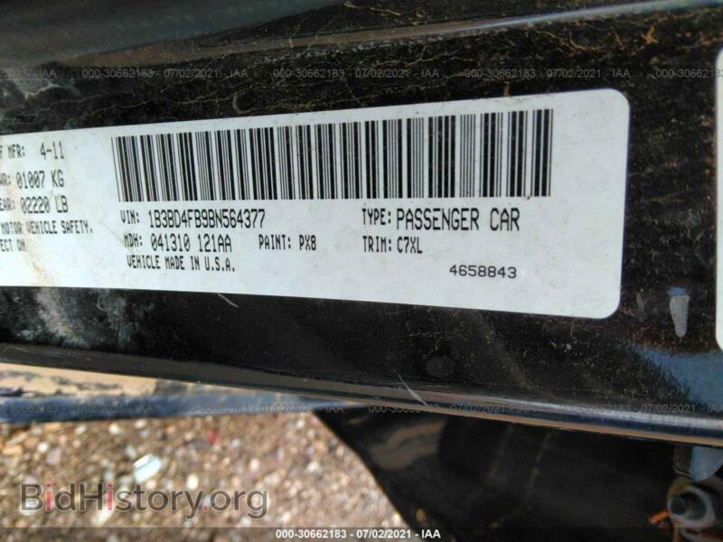 2011 Dodge AVENGER (VIN 1B3BD4FB9BN564377) — photo 9 of 11