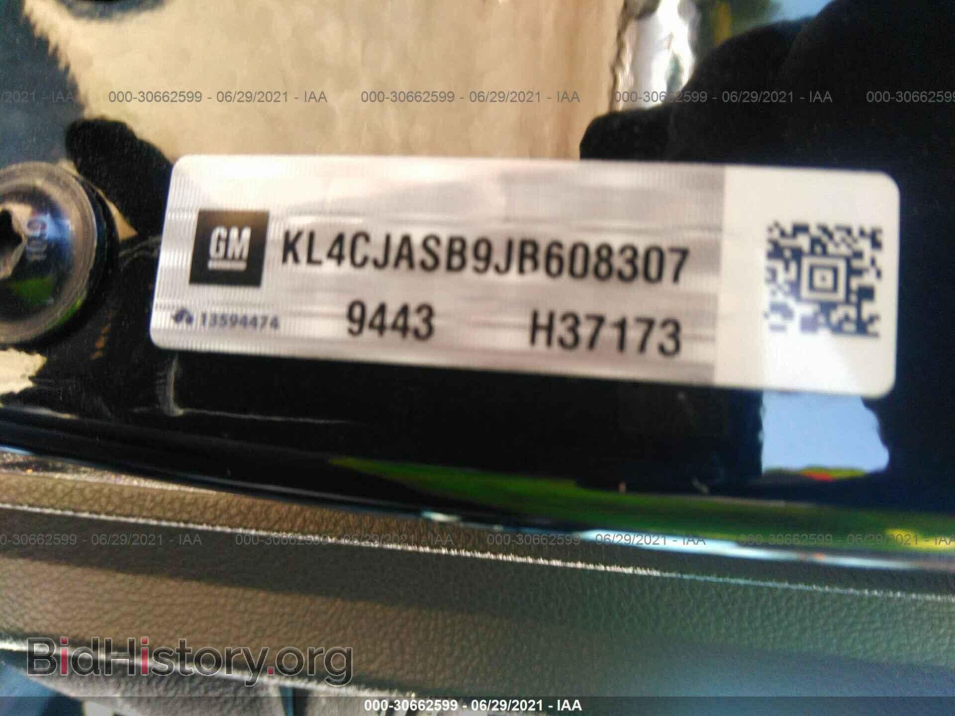 2018 BUICK ENCORE - VIN: KL4CJASB9JB608307 - Photo 9