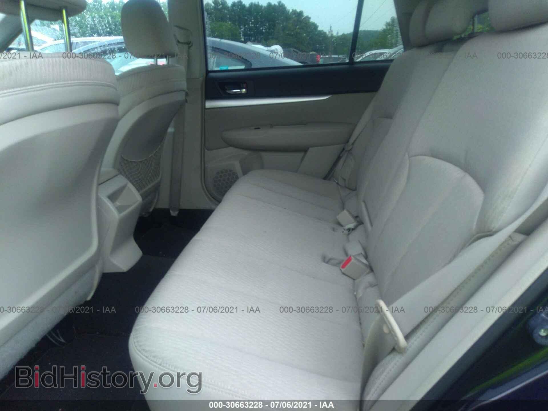 2012 SUBARU OUTBACK - VIN: 4S4BRBCC5C3221009 - Фото 8
