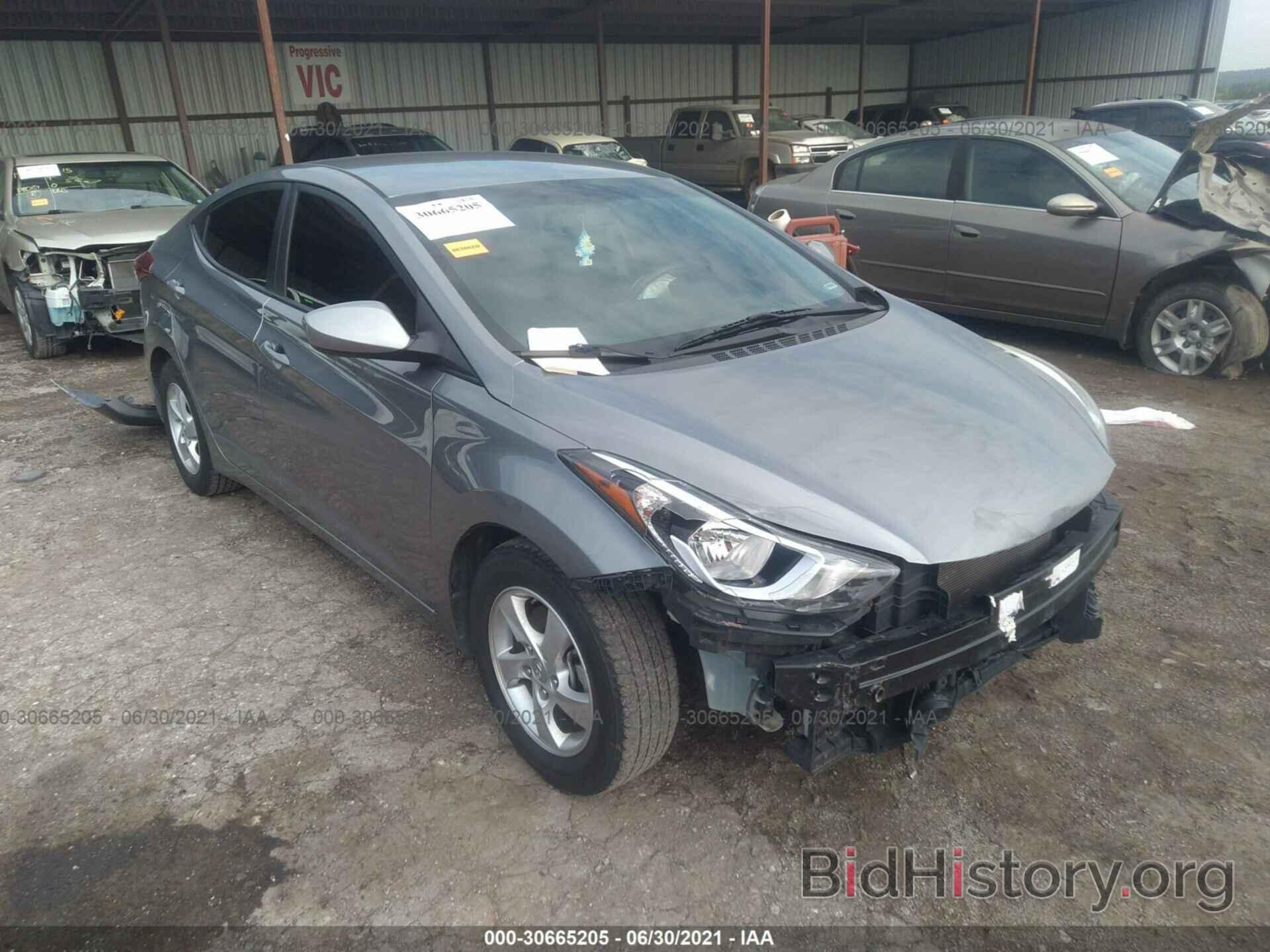 Photo KMHDH4AE0EU195251 - HYUNDAI ELANTRA 2014