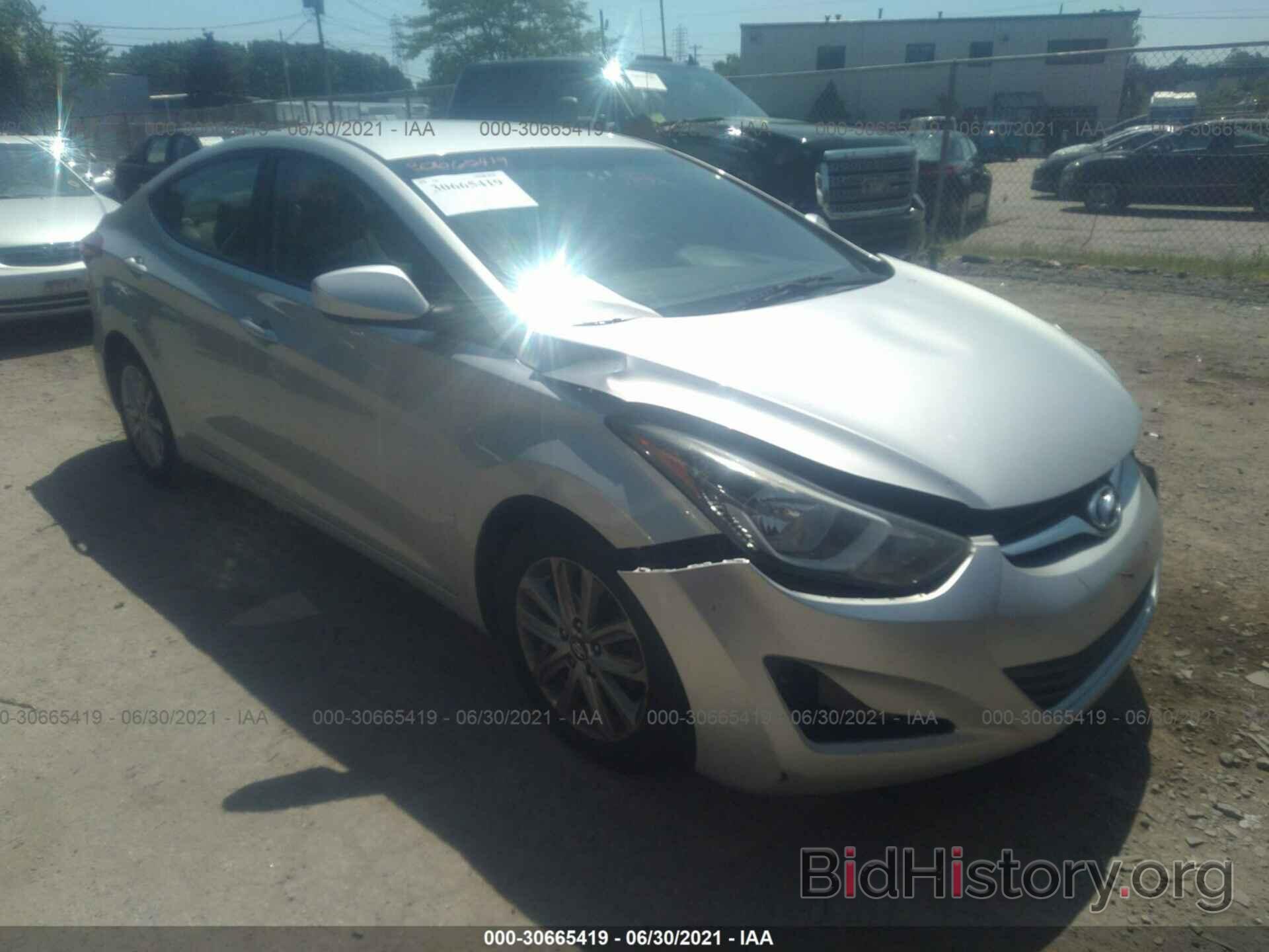 Photo 5NPDH4AE3FH548761 - HYUNDAI ELANTRA 2015