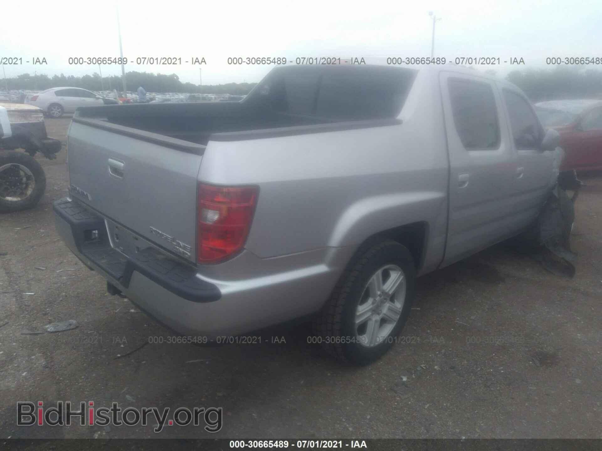 2011 HONDA RIDGELINE - VIN: 5FPYK1F53BB006246 - Фото 4