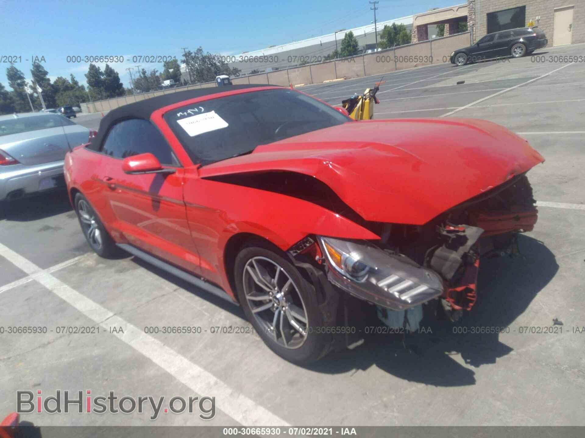 Photo 1FATP8UH3H5331537 - FORD MUSTANG 2017
