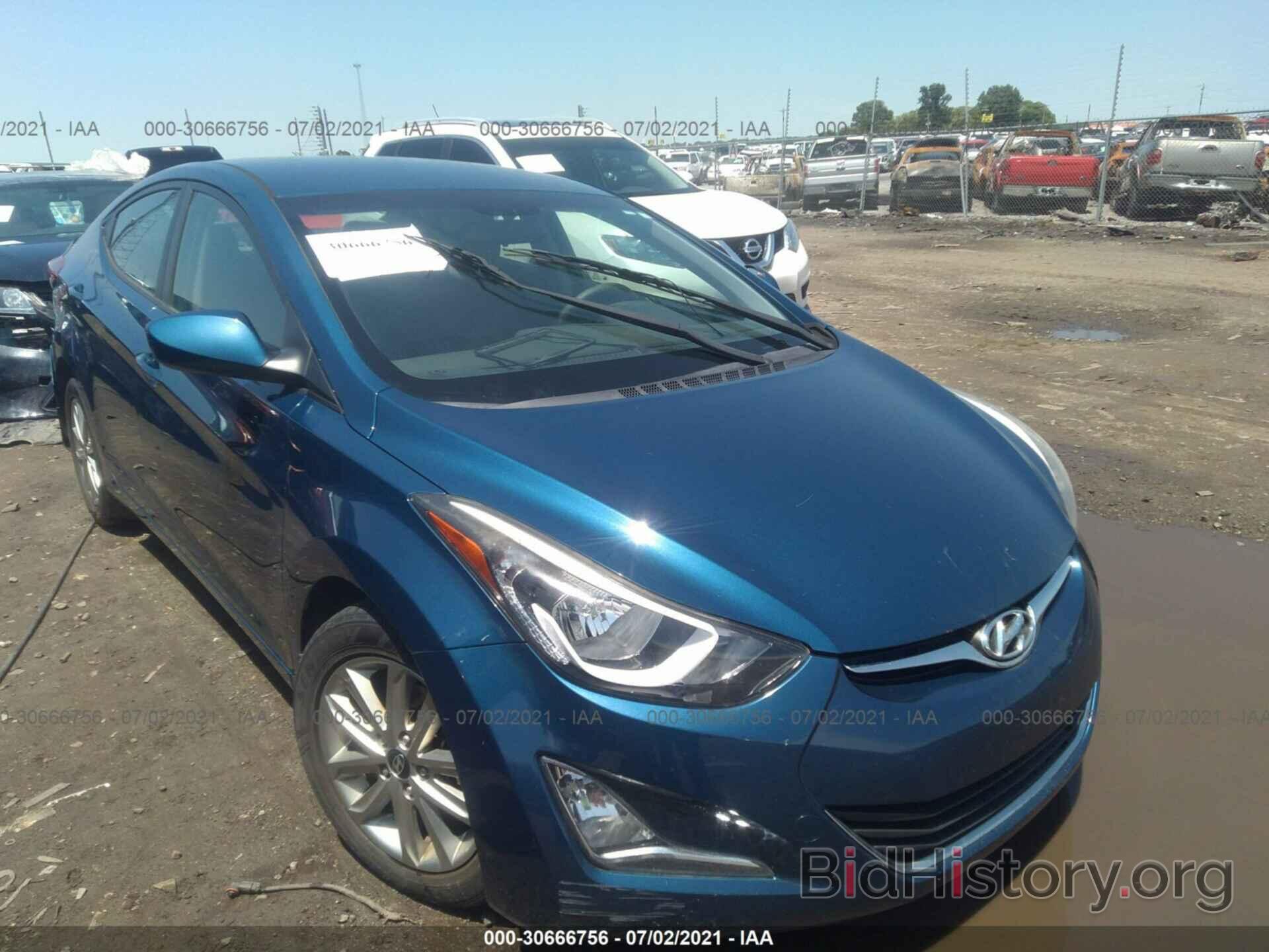 Photo KMHDH4AE9EU184328 - HYUNDAI ELANTRA 2014