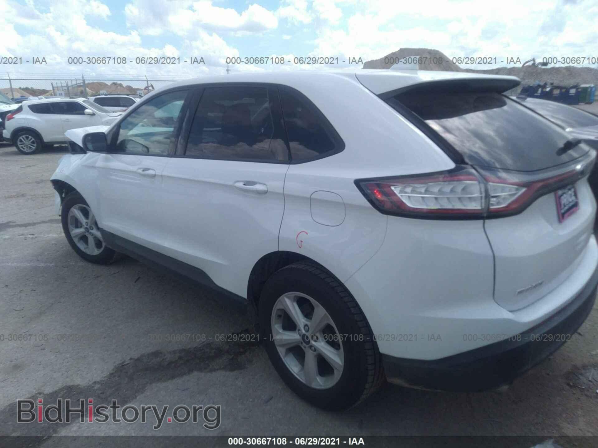 2016 FORD EDGE - VIN: 2FMPK3G94GBC00639 - Фото 3