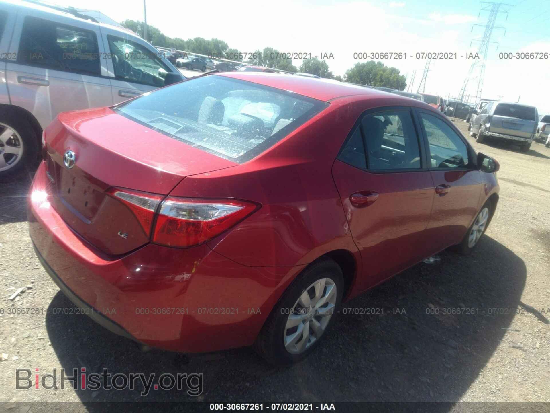 2014 Toyota COROLLA (VIN 5YFBURHE4EP164219) — фото 4 из 11