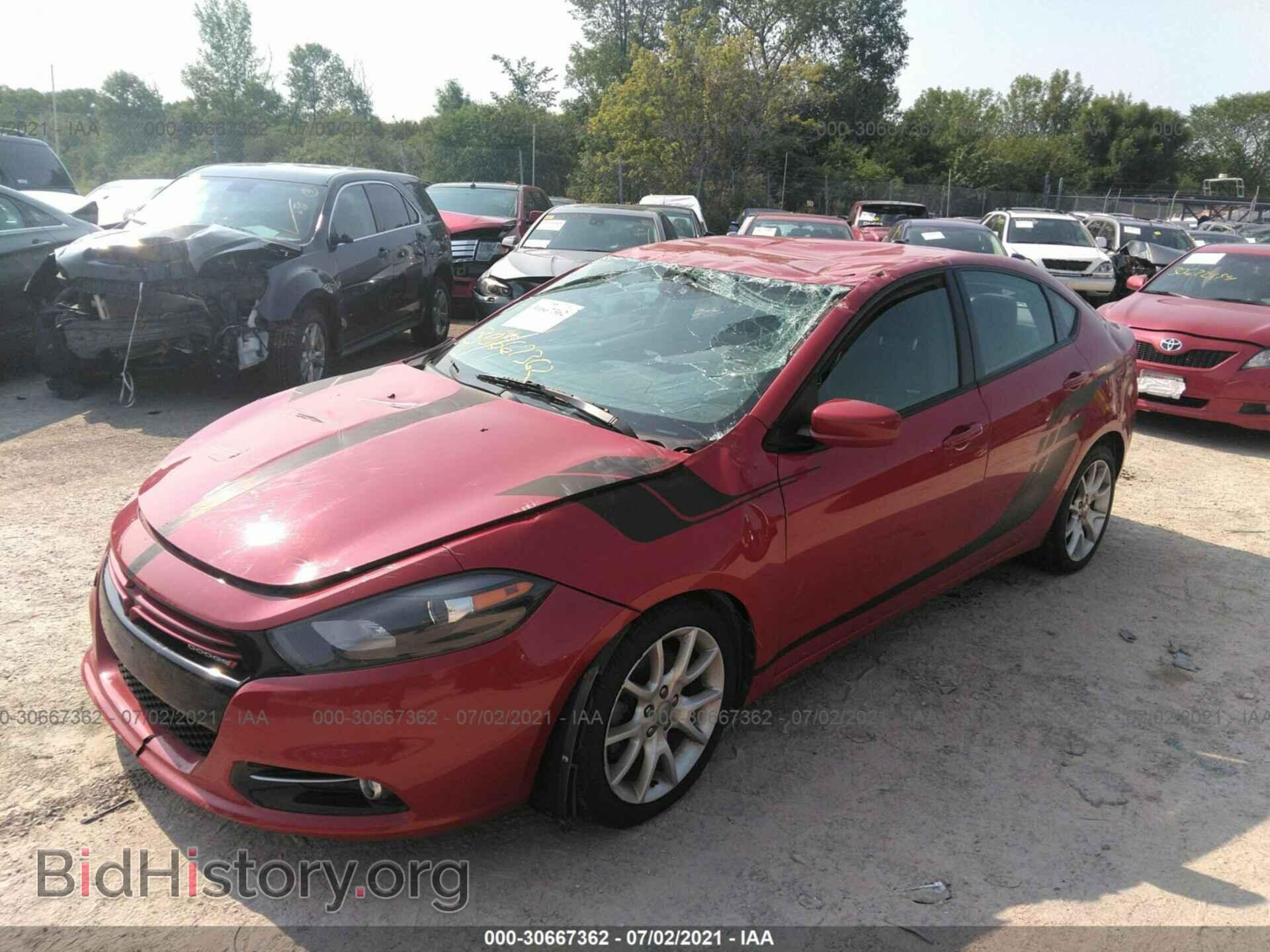 2013 DODGE DART - VIN: 1C3CDFBH3DD641573 - Фото 2