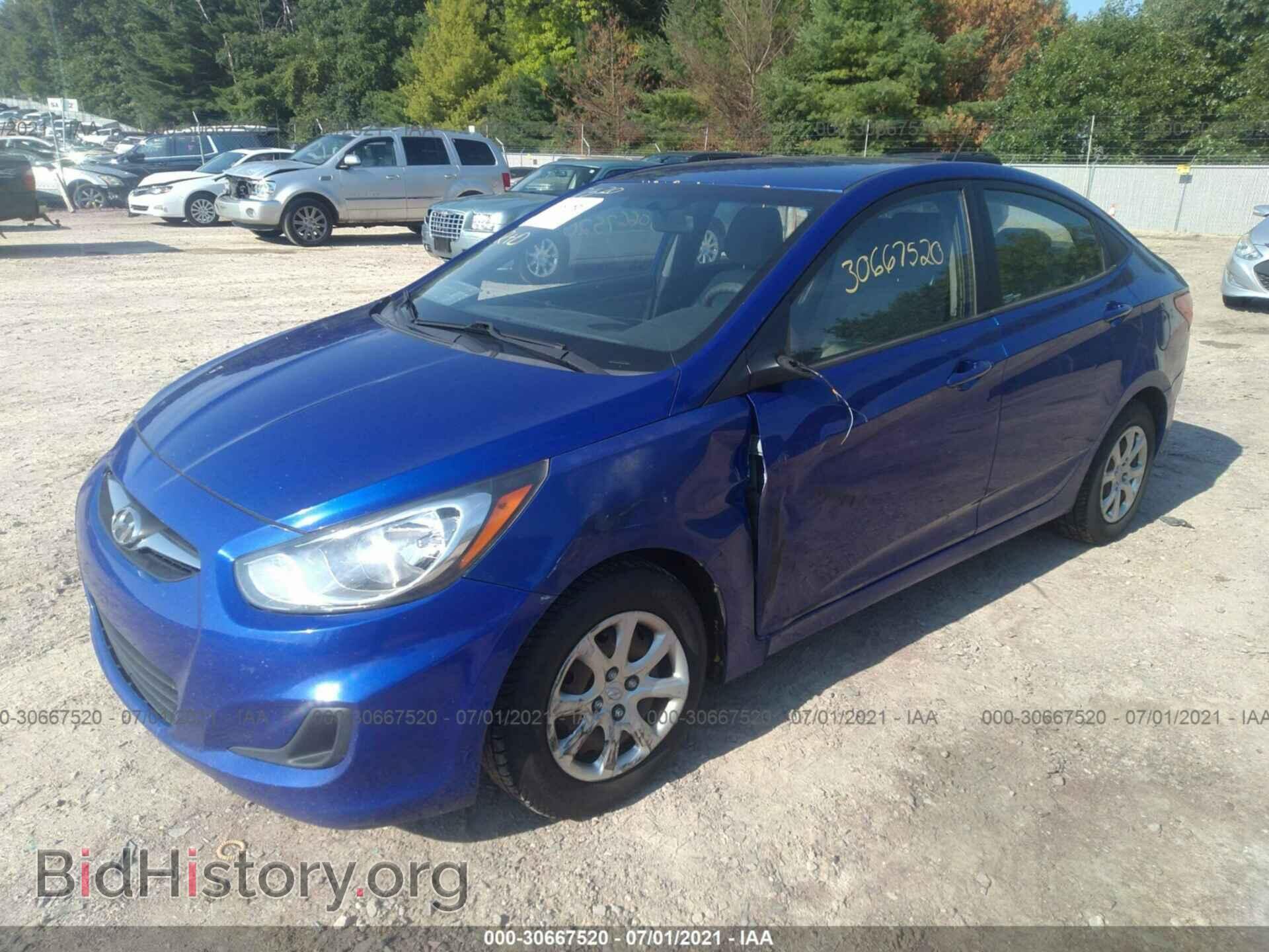 2013 HYUNDAI ACCENT - VIN: KMHCT4AE6DU475992 - Фото 2
