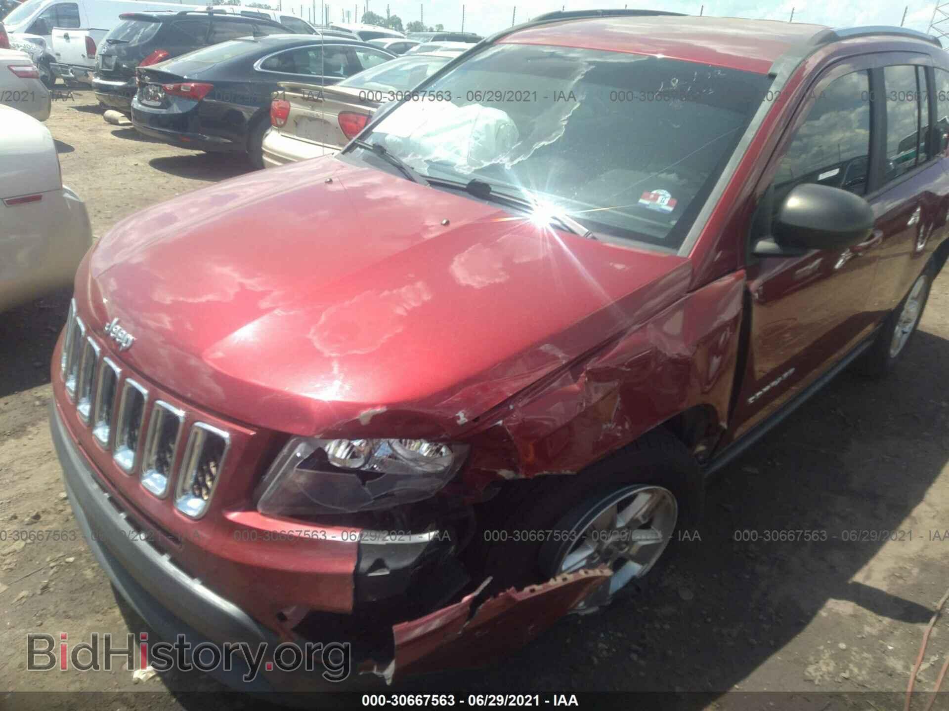 2014 JEEP COMPASS - VIN: 1C4NJCBA9ED594680 - Фото 2
