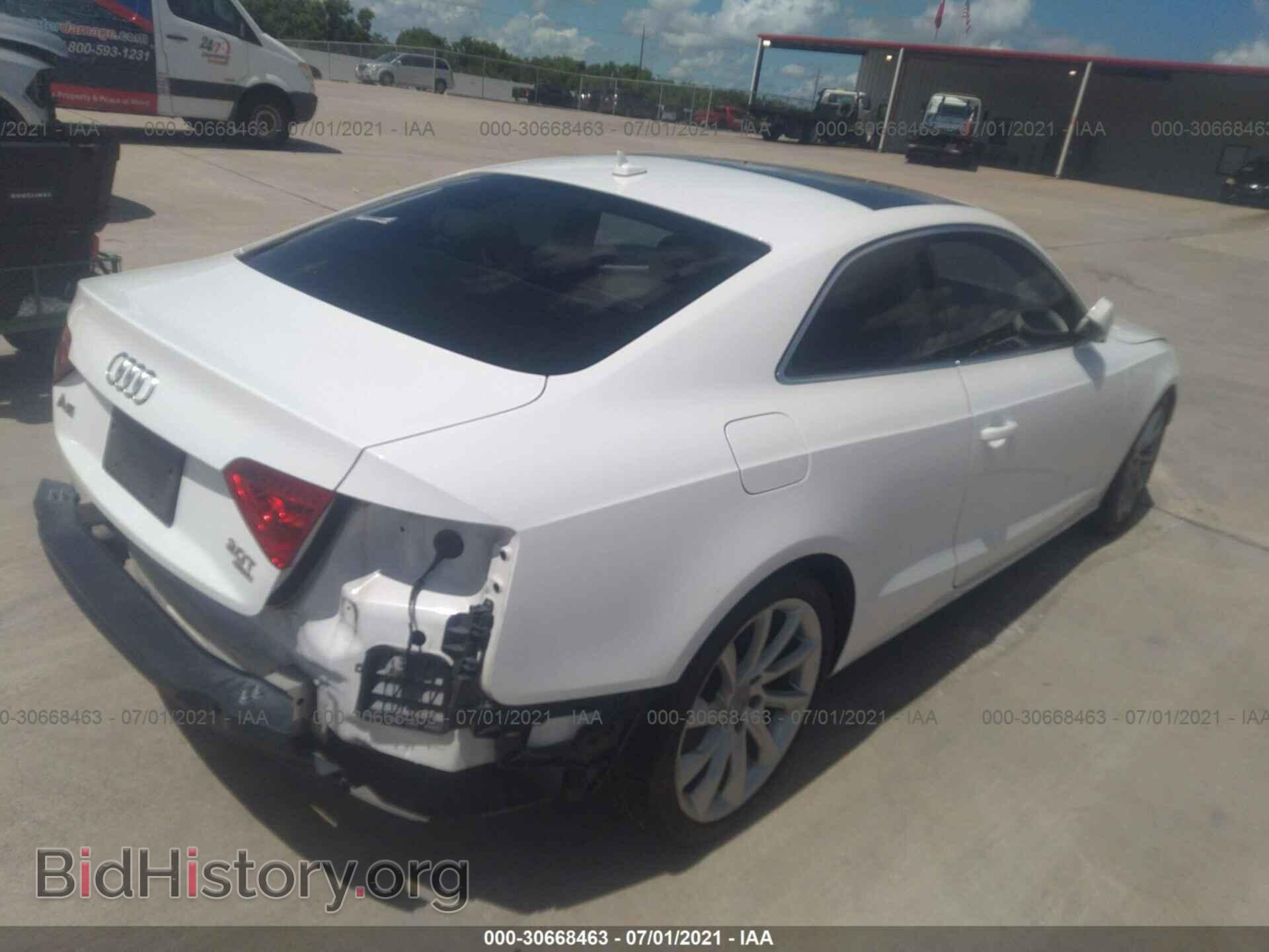 2013 AUDI A5 - VIN: WAULFAFR0DA002335 - Photo 4