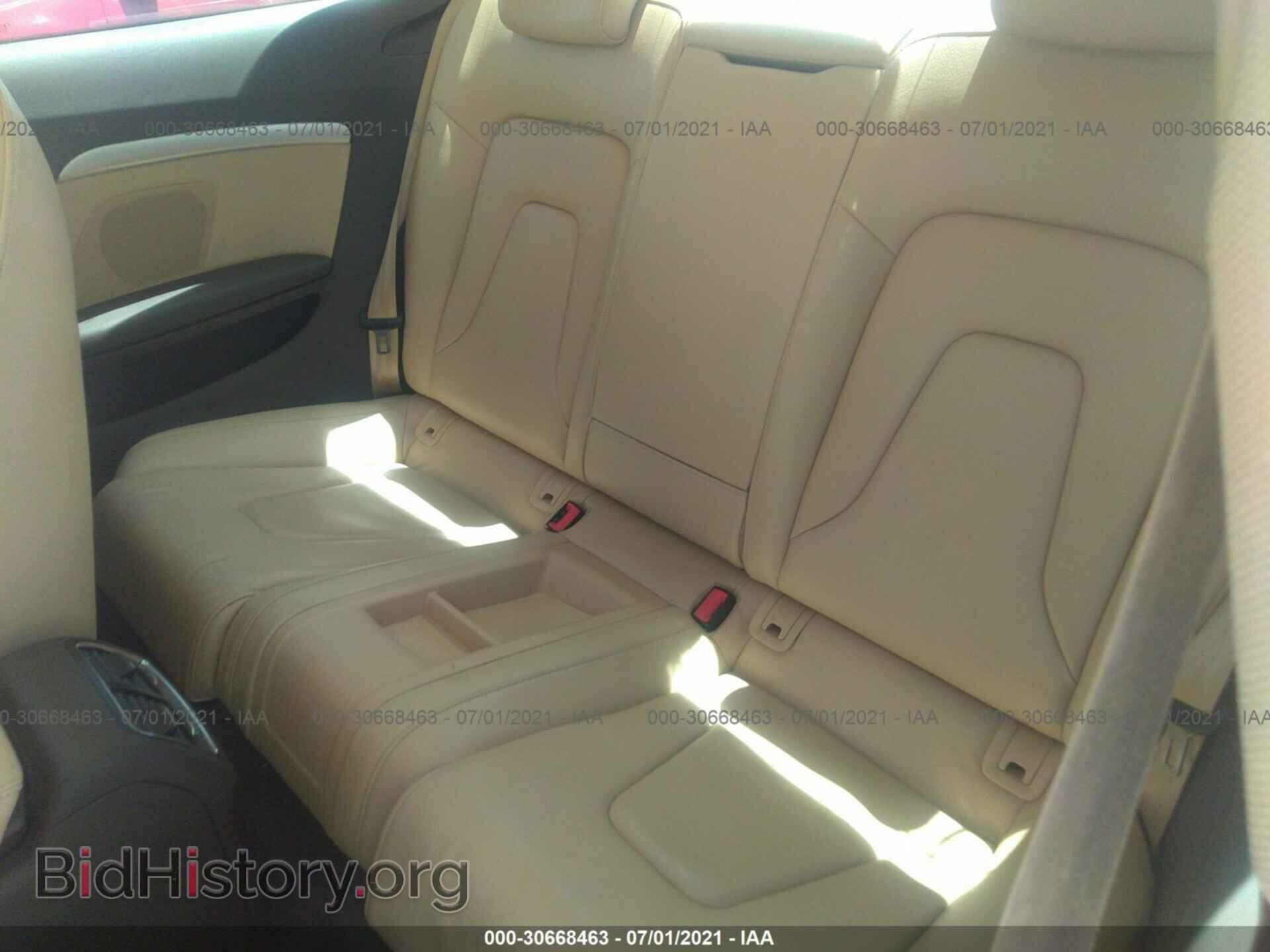 2013 AUDI A5 - VIN: WAULFAFR0DA002335 - Photo 8