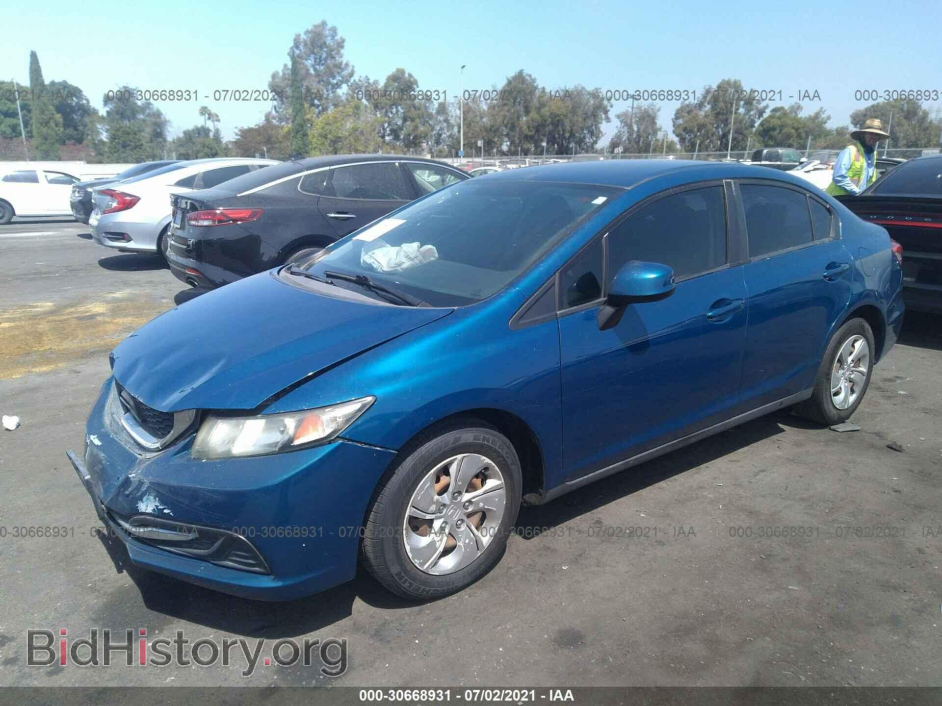 2013 HONDA CIVIC SDN - VIN: 19XFB2F53DE015530 - Фото 2