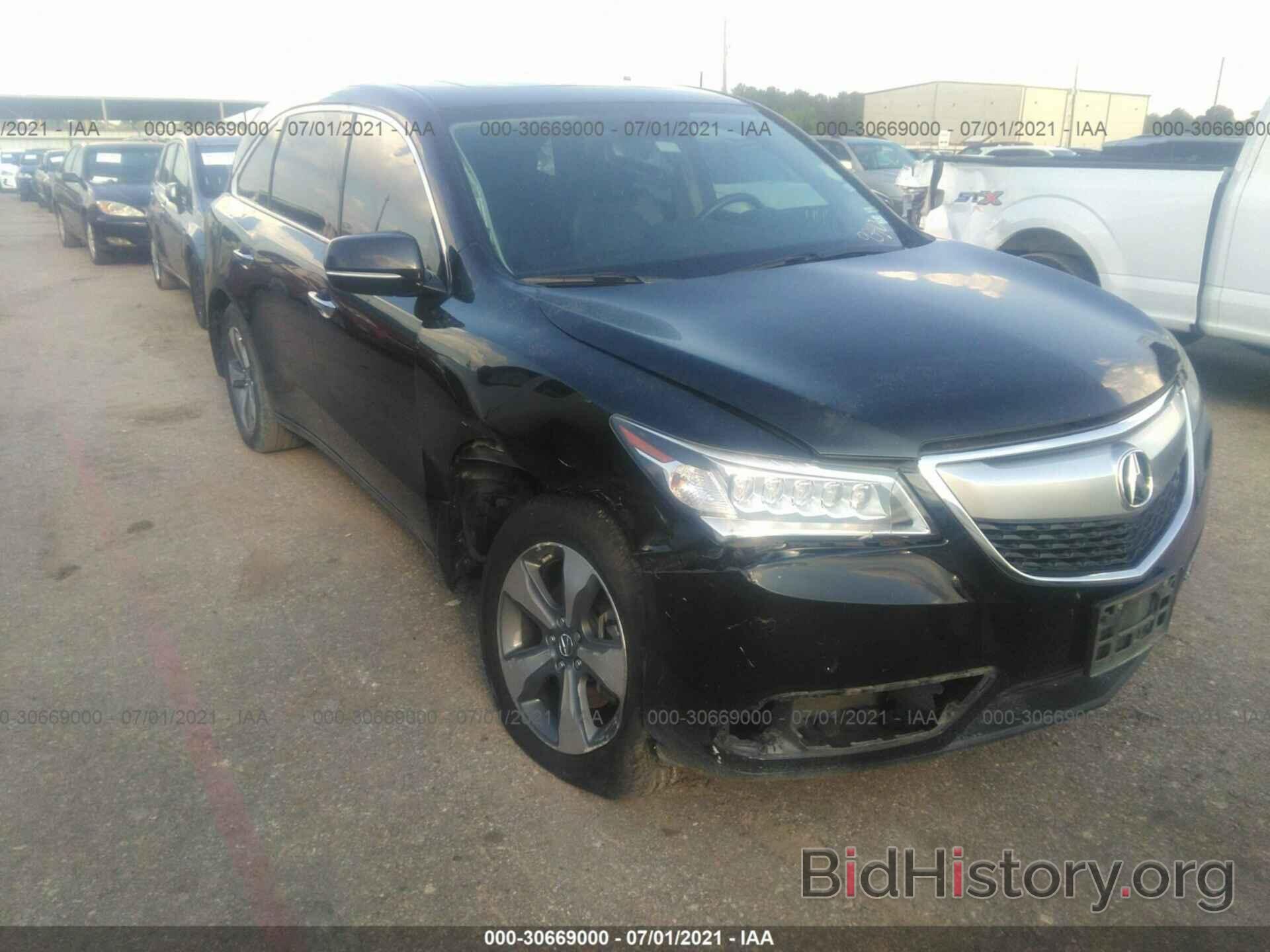 Photo 5FRYD3H26GB019340 - ACURA MDX 2016