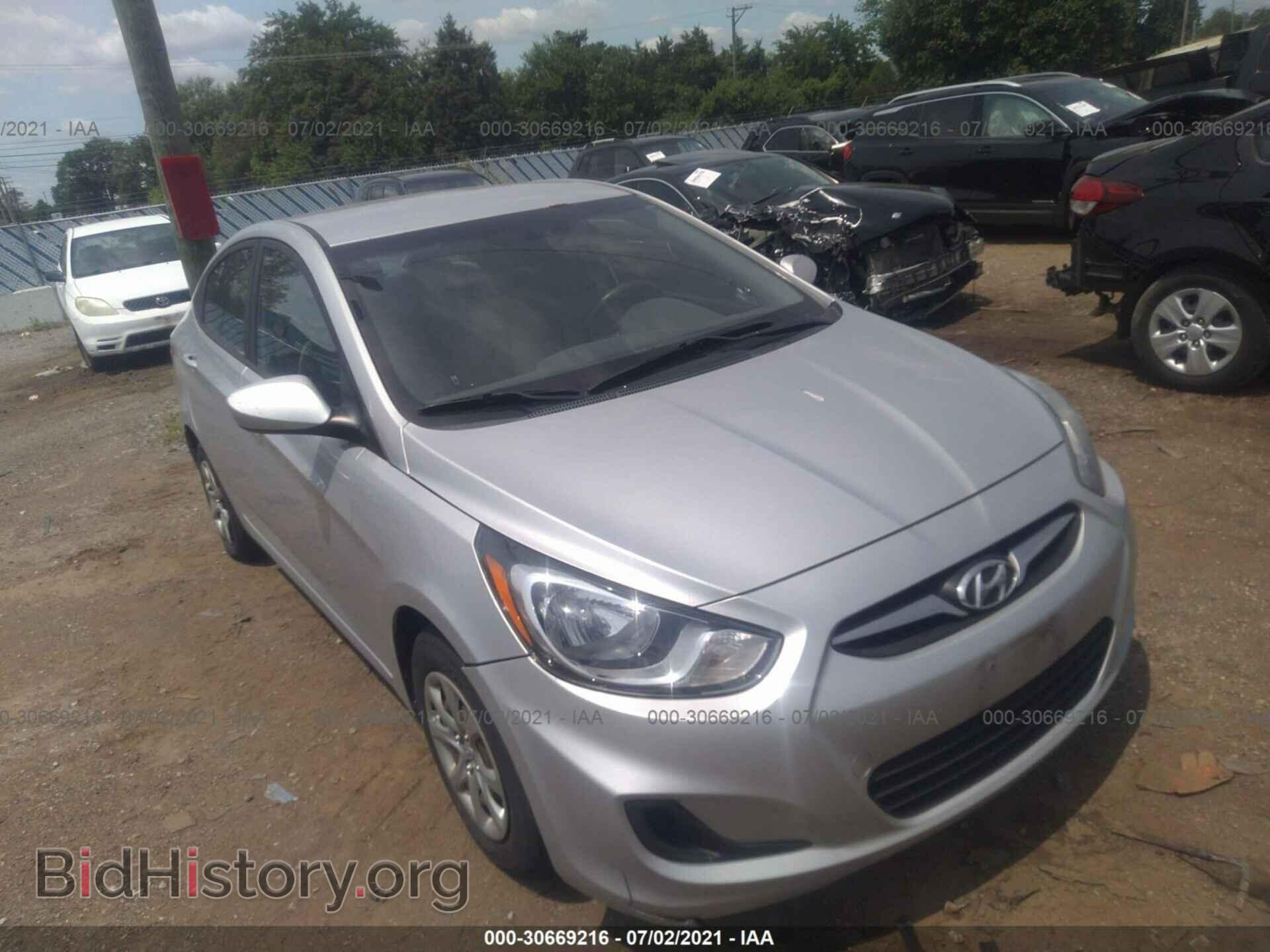 Photo KMHCT4AE2DU386596 - HYUNDAI ACCENT 2013