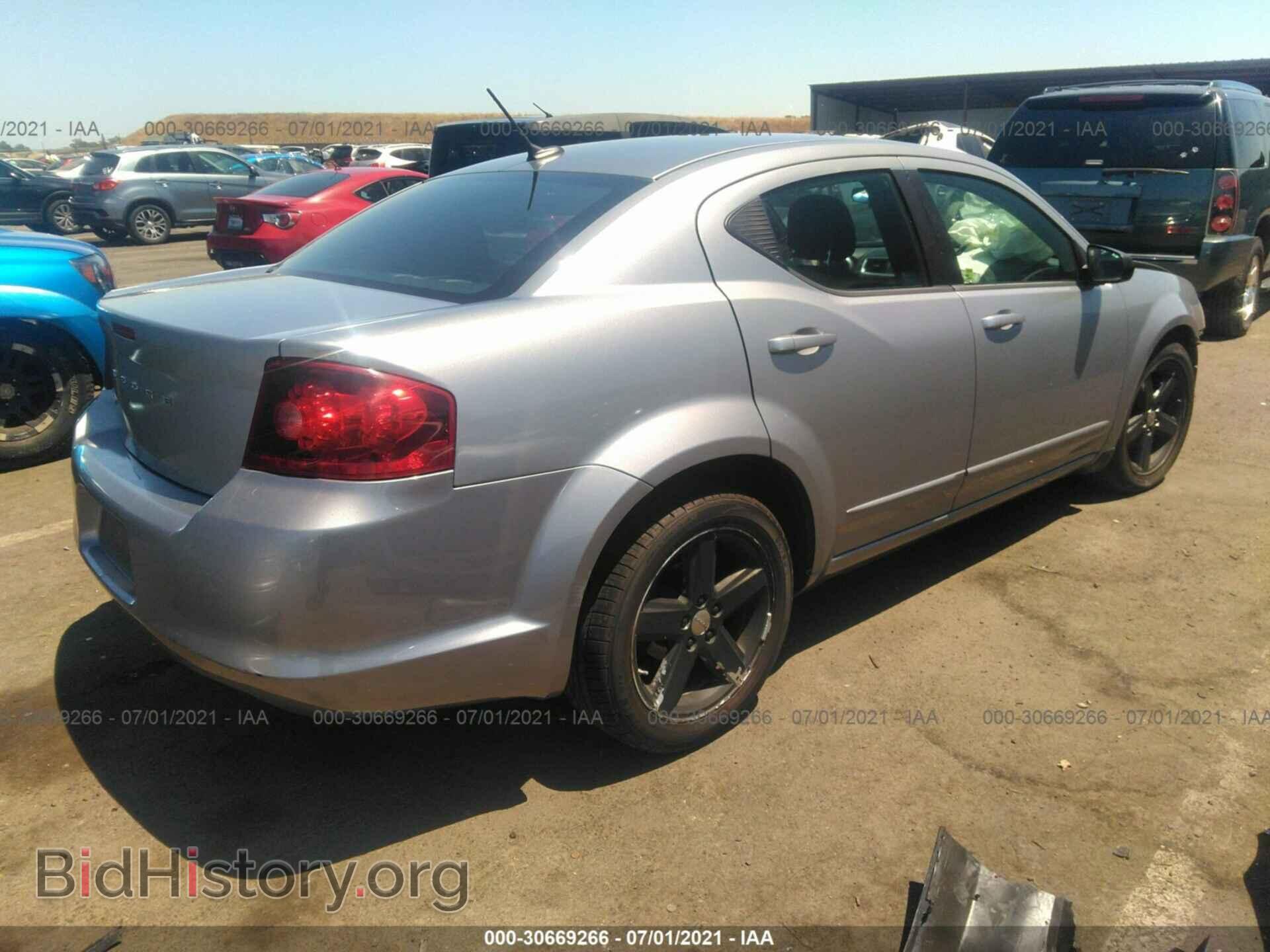 2013 DODGE AVENGER - VIN: 1C3CDZAB5DN607028 - Фото 4