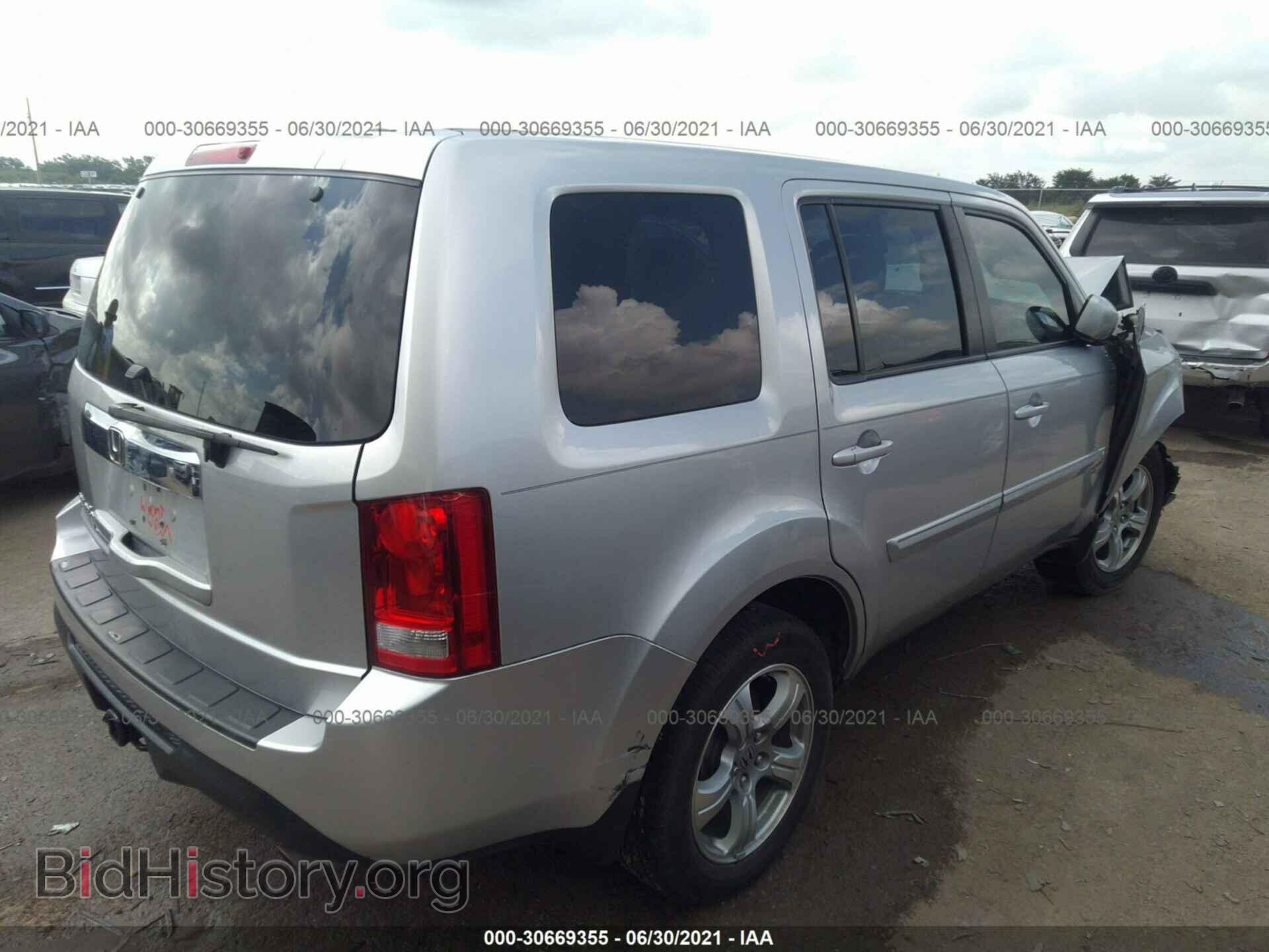 2013 HONDA PILOT - VIN: 5FNYF3H57DB044006 - Фото 4