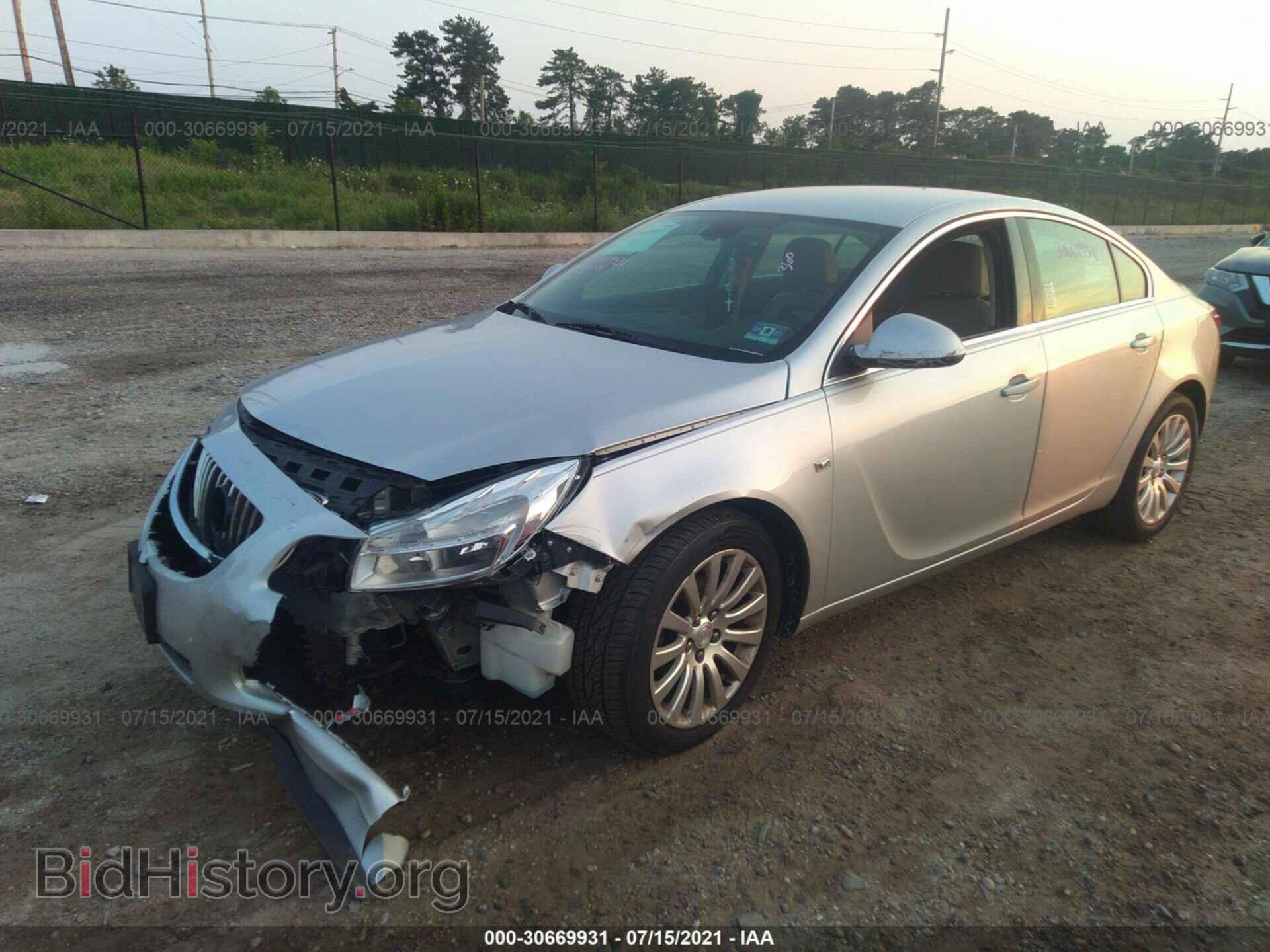 2011 BUICK REGAL - VIN: W04GN5EC2B1002372 - Фото 2